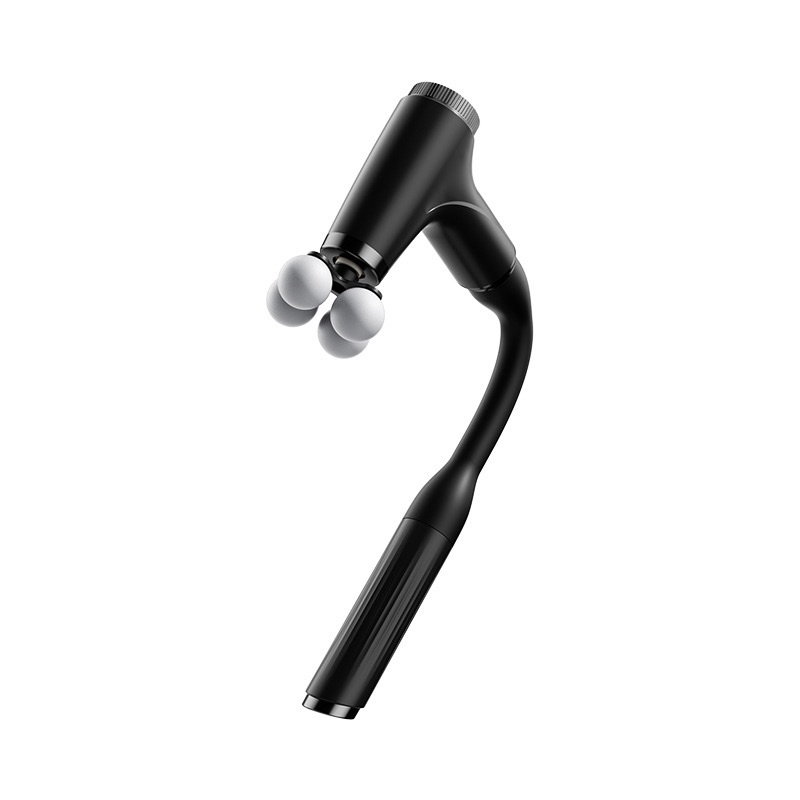 Cross-border foldable handheld long-handled elbow fascia gun, home multi-head muscle relaxation massager, intelligent massage gun