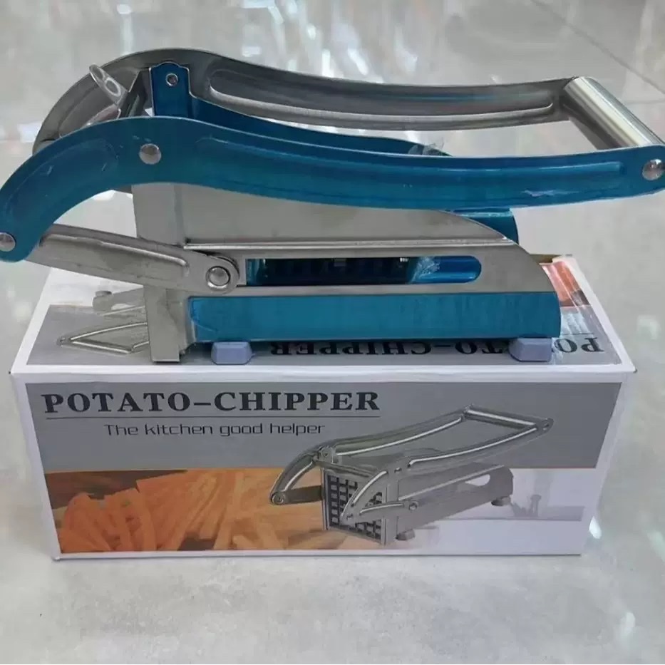 Cross-border potato slicer, multi-functional stainless steel cucumber slicer, household kitchen vegetable slicer, French fries machine Application Scenario