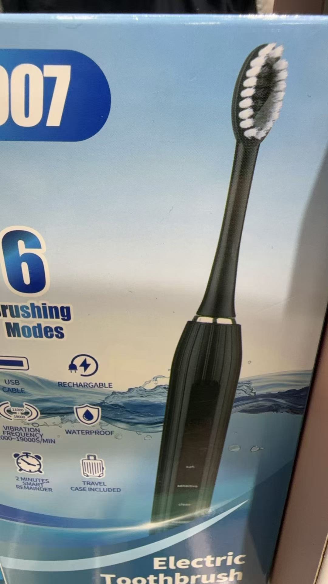 Cross-border electric toothbrush charging model, suitable for adults and children, soft bristle brush, home and outdoor portable toothbrush set details Picture