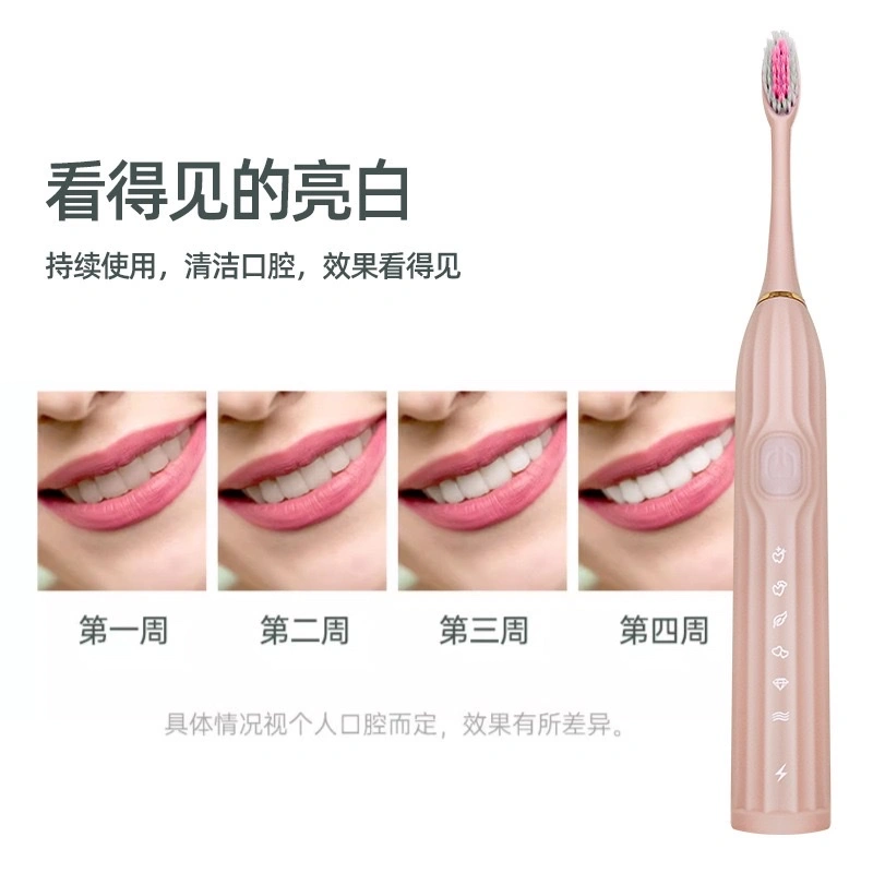 Cross-border best-selling electric toothbrush charging model for both men and women, soft-bristled, multi-speed portable smart teeth cleaning wonder detail image 6