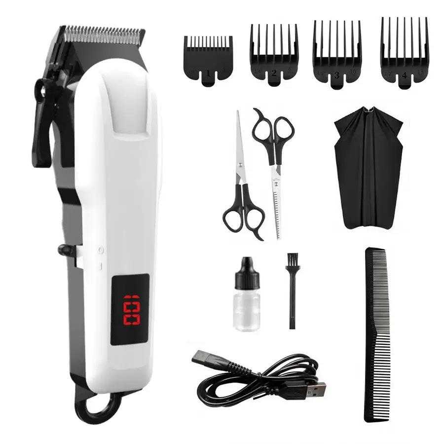 Cross-border bestsellers: Electric clippers, oil-head engraving razors, bald hair clippers, rechargeable electric hair clippers, and electric clippers detail image 1