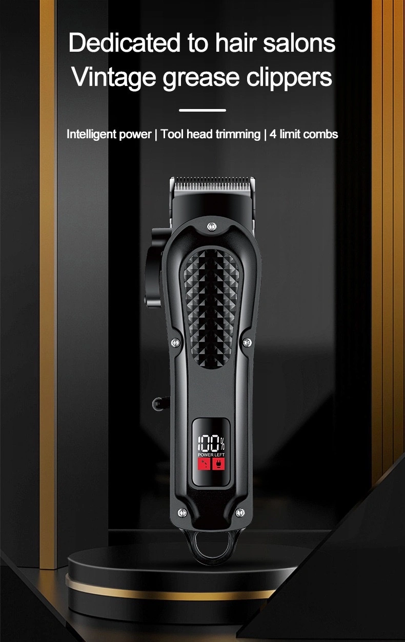 Cortador de pelo transfronterizo cortador eléctrico de cabeza rapada cortador eléctrico transfronterizo cortador de pelo recargable cortador de cabeza de aceite conjunto cortador de pelo eléctrico detail image 3