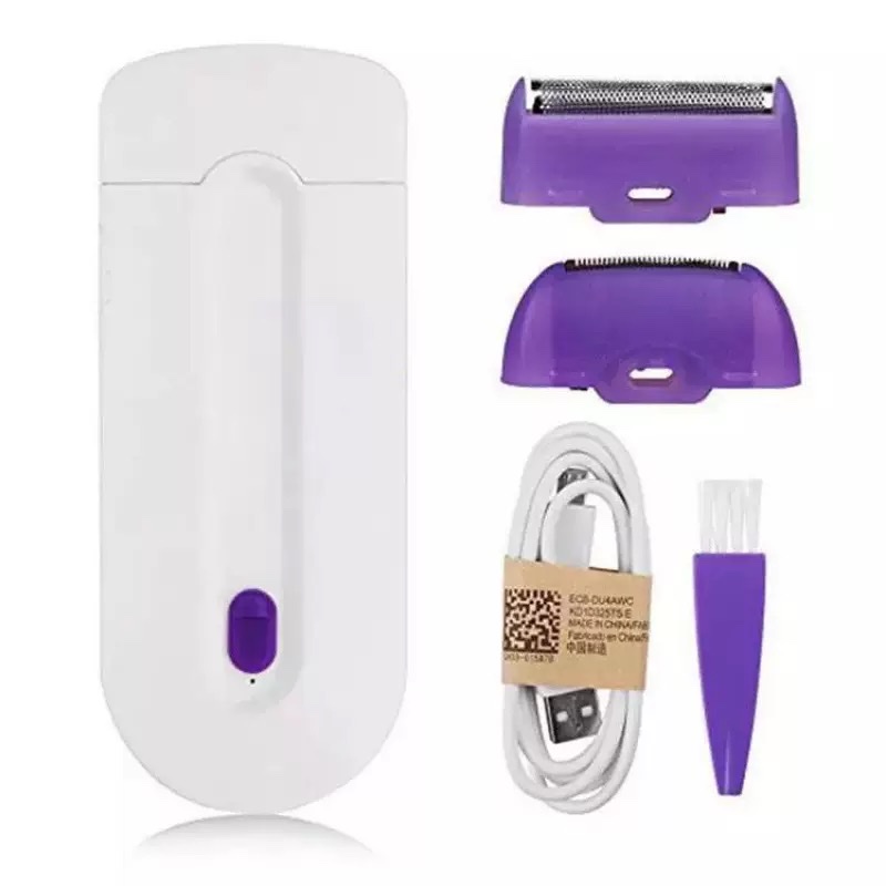 Afeitado sin sensor afeitado láser sin dolor depilador azul para mujeres