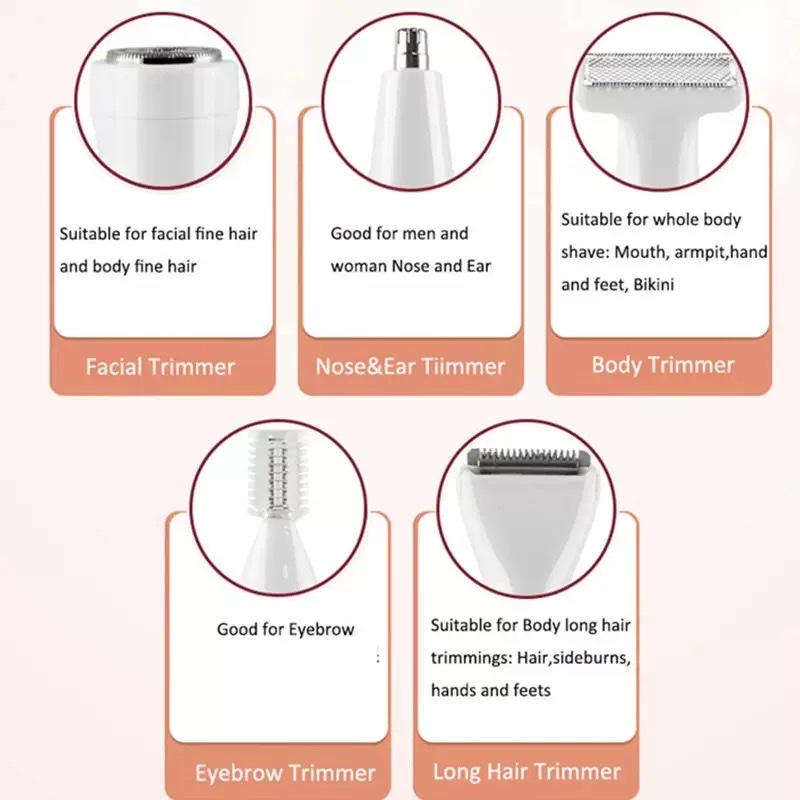 Cross border new labial electric shave depilación facial scraper depilador de pelo labial depilador mini shave Specification image