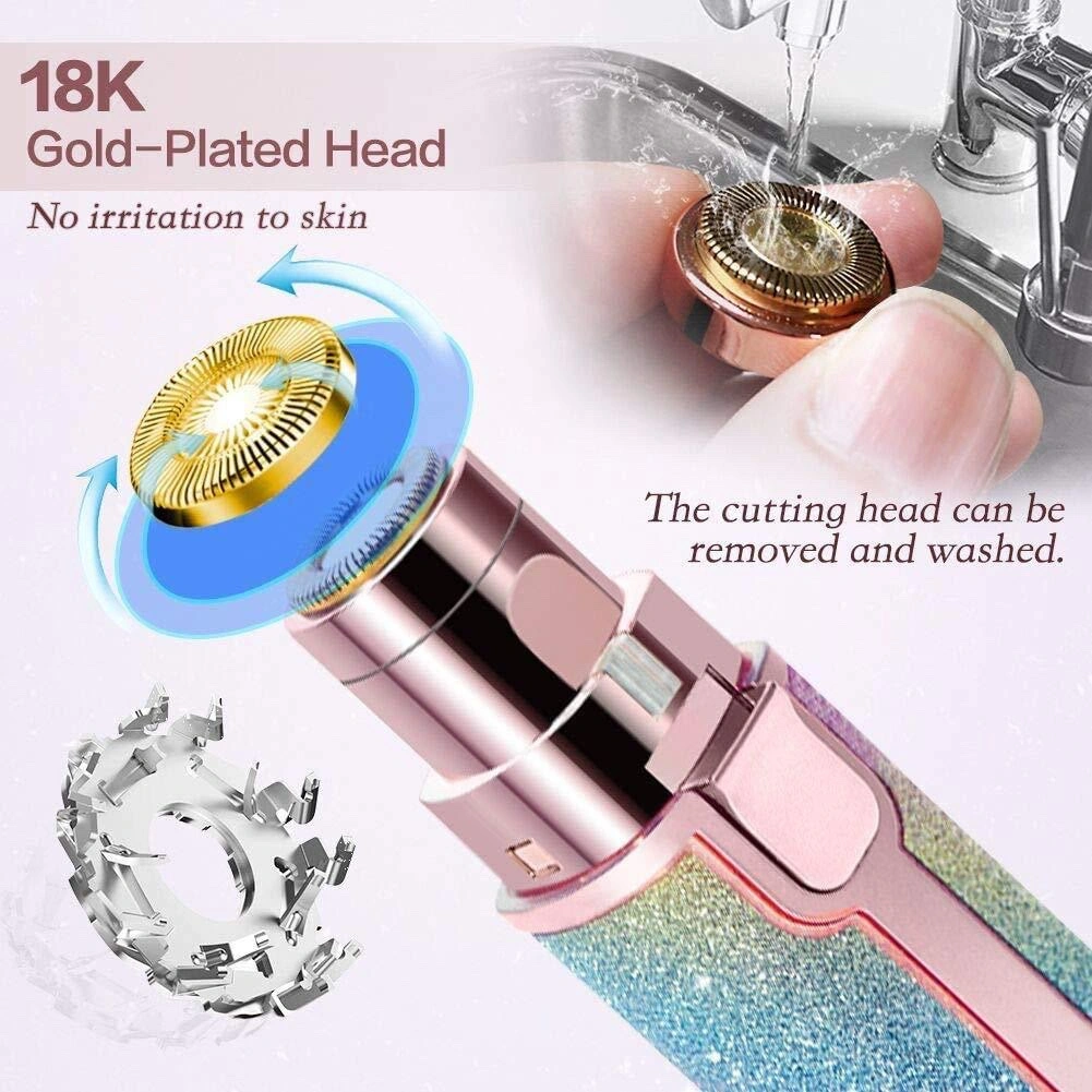 Afeitador de lápiz labial cortador de cejas eléctrico lady depilador recargable mini afeitador removedor de pelo detail image 3