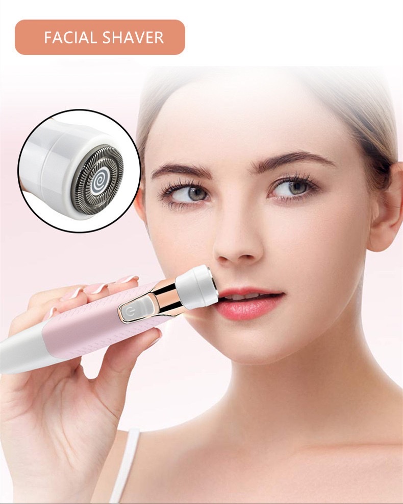 Cross border new labial electric shave depilación facial scraper depilador de pelo labial depilador mini shave detail image 5