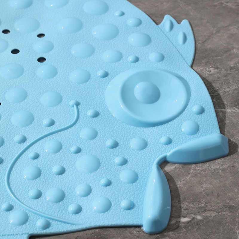 New anti-slip fish-shaped bathroom mat, comfortable bathroom, anti-slip suction cup, anti-slip floor mat detail image 6