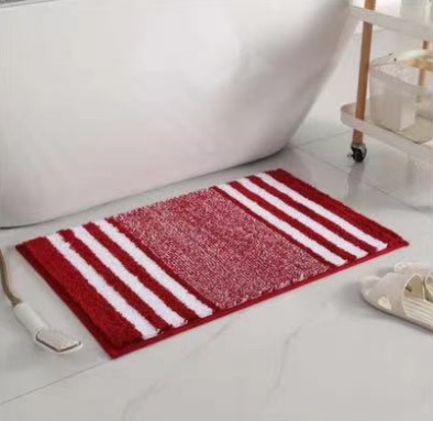 Thickened high-plush floor MATS, bathroom anti-slip MATS, kitchen and bathroom entrance absorbent floor MATS, carpets Application Scenario