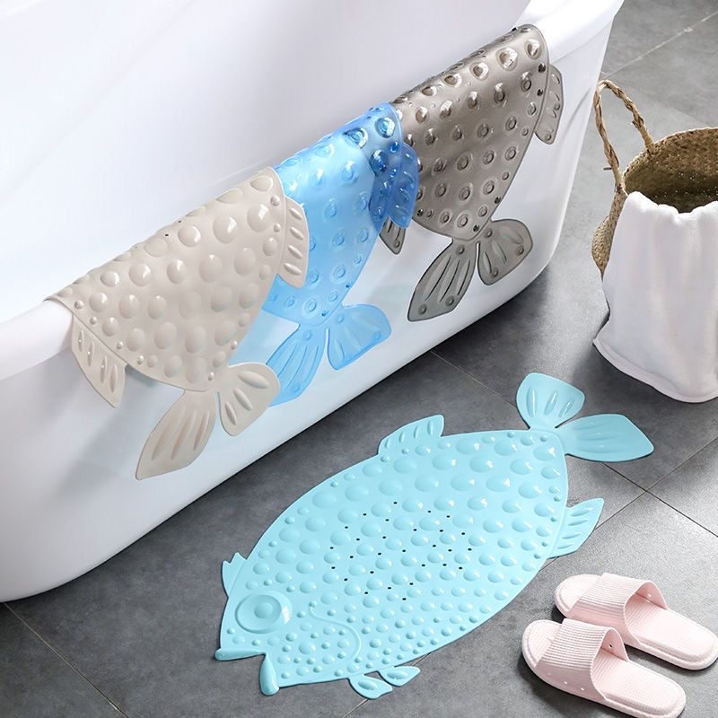 New anti-slip fish-shaped bathroom mat, comfortable bathroom, anti-slip suction cup, anti-slip floor mat detail image 3