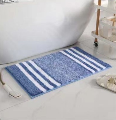 Thickened high-plush floor MATS, bathroom anti-slip MATS, kitchen and bathroom entrance absorbent floor MATS, carpets details Picture