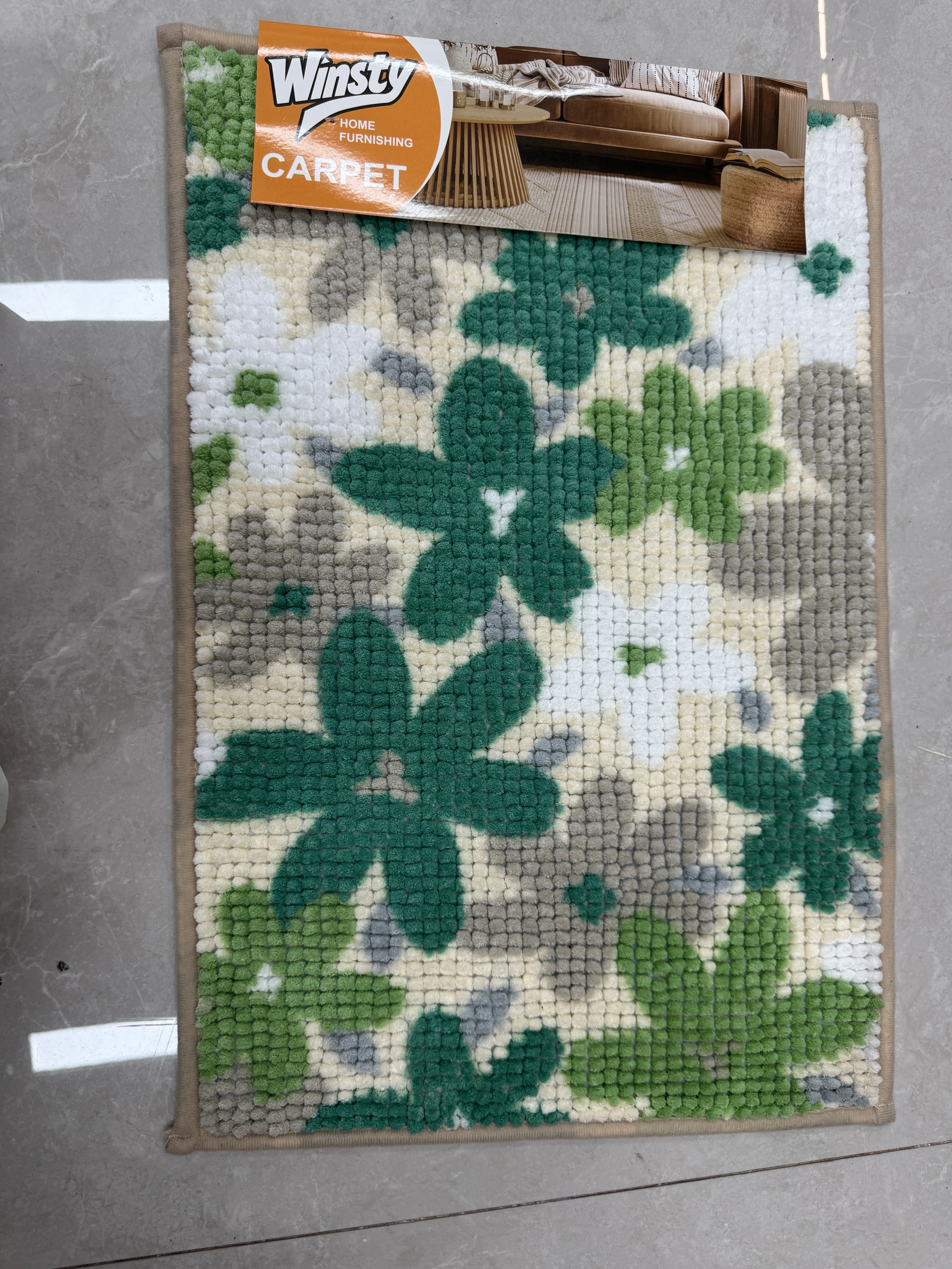 New short chenille tapetes estampados alfombras tapetes antideslizantes tapetes de baño tapetes de puerta tapetes de cocina tapetes de interior detail image 1