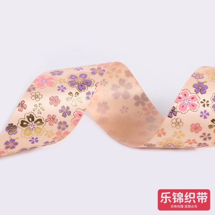 وشريط مزود بالألوان مزود بأقواس ملونة مزخرفة مزخرفة من أزهار مزخرفة مزخرفة من نوع 4 CM مزود بذهب ساخن مزود بشريط عريض Application Scenario