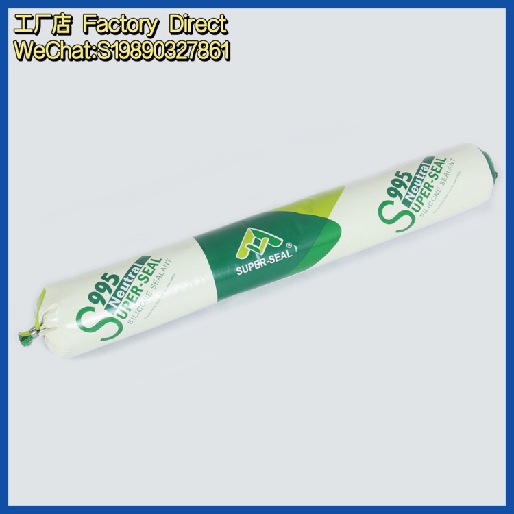 Adhesivo estructural tipo salchicha sellador de silicona de secado rápido adhesivo de vidrio impermeable y antimoho embalaje flexible Item Picture