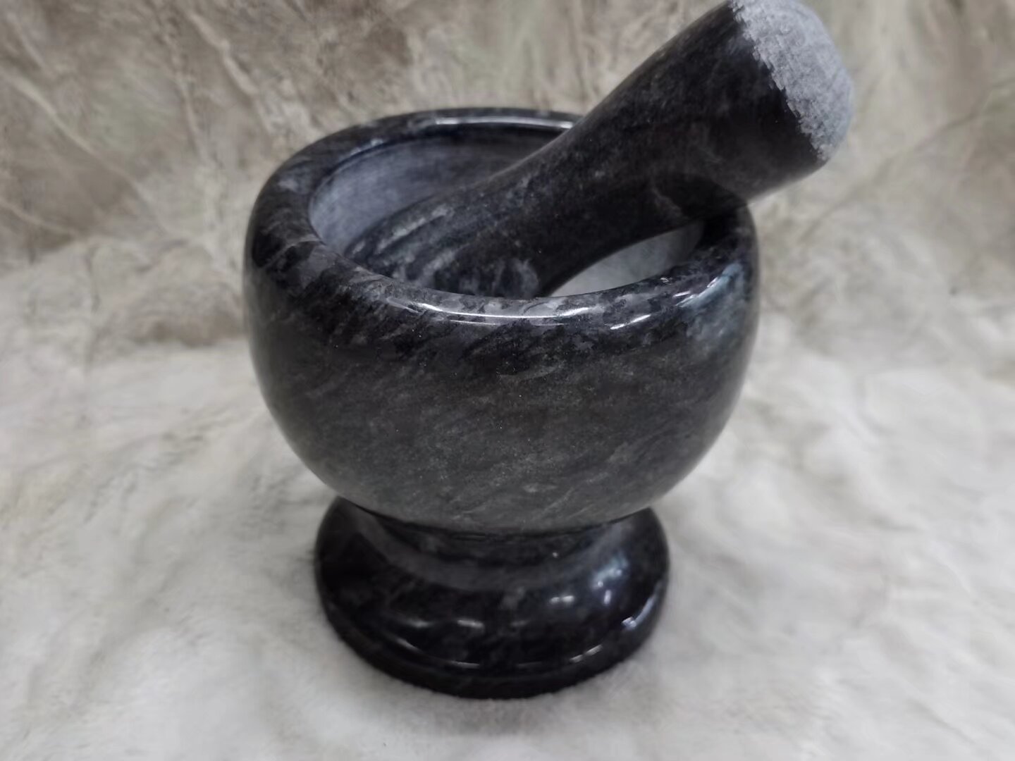 Daily necessities, kitchen utensils, stone mortar, garlic tamper, garlic mortar, garlic peeler Specification image