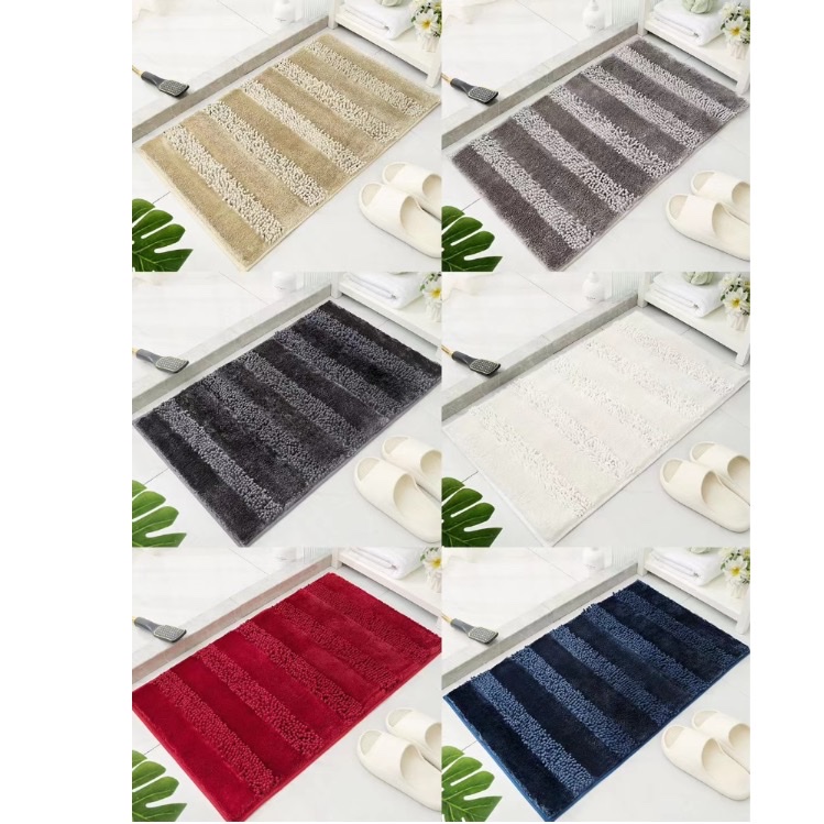Venta caliente nueva chenille jen yarn alfombra alfombra alfombra de puerta alfombra de pie alfombra de cabecera alfombra de ventana saliente absorbente antideslizante detail image 4