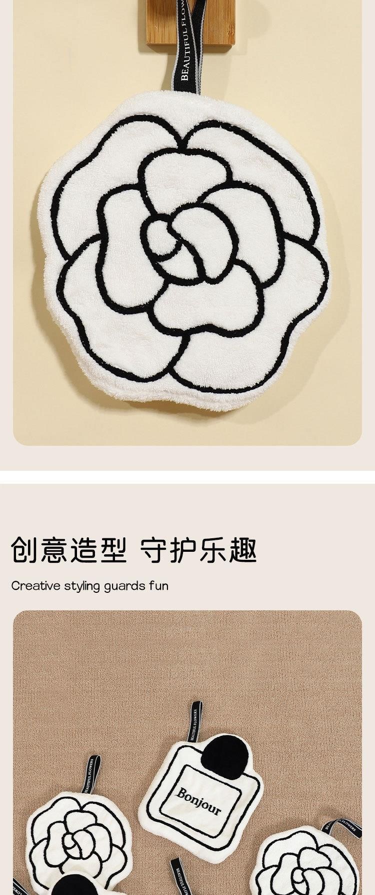 2026 New style hand towel: Simple and portable, bathroom hand towel, kitchen water wipe, thickened and quick-drying # hand towel detail image 8