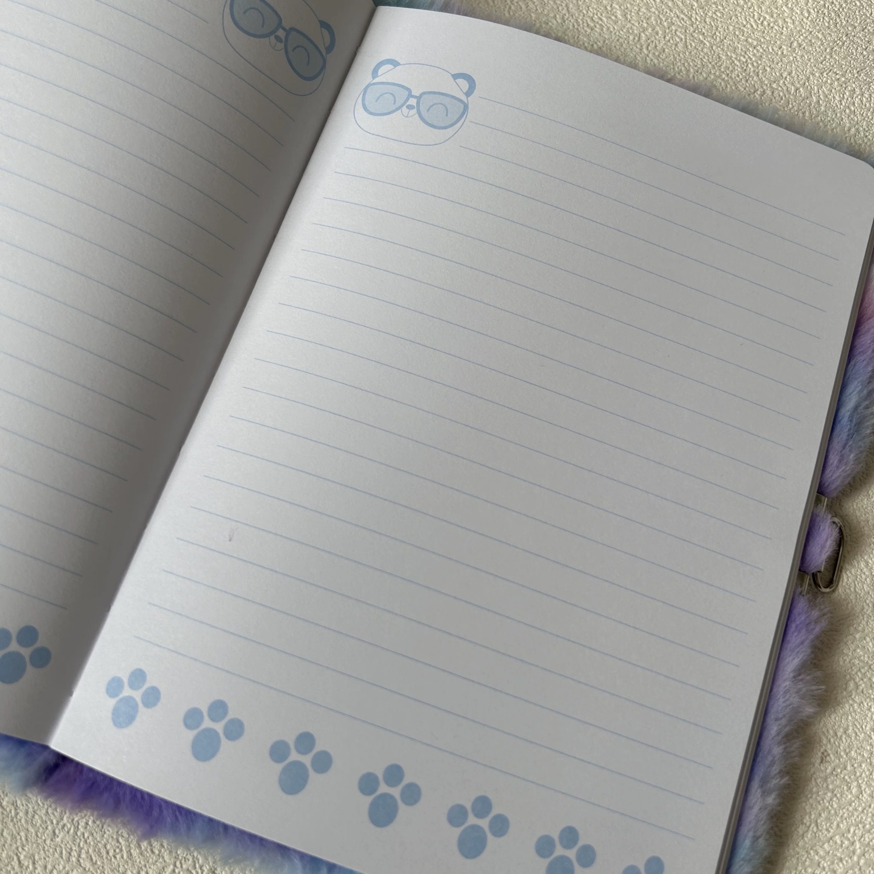 a5 Plush notebook, cartoonish cute lockable diary, handbook, student notebook, prize stationery Application Scenario
