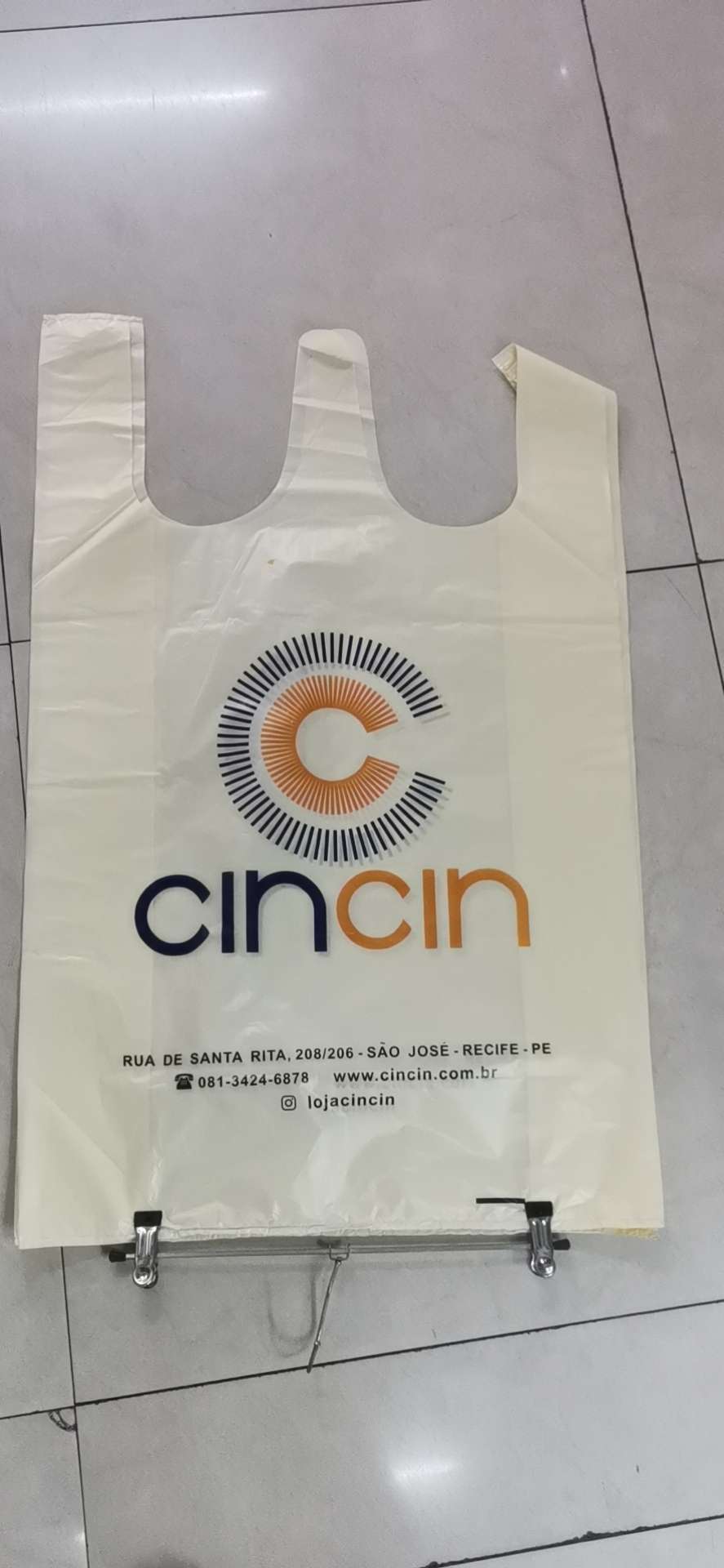 Marking information of frosted, dust-proof plastic storage bags for packaging full image