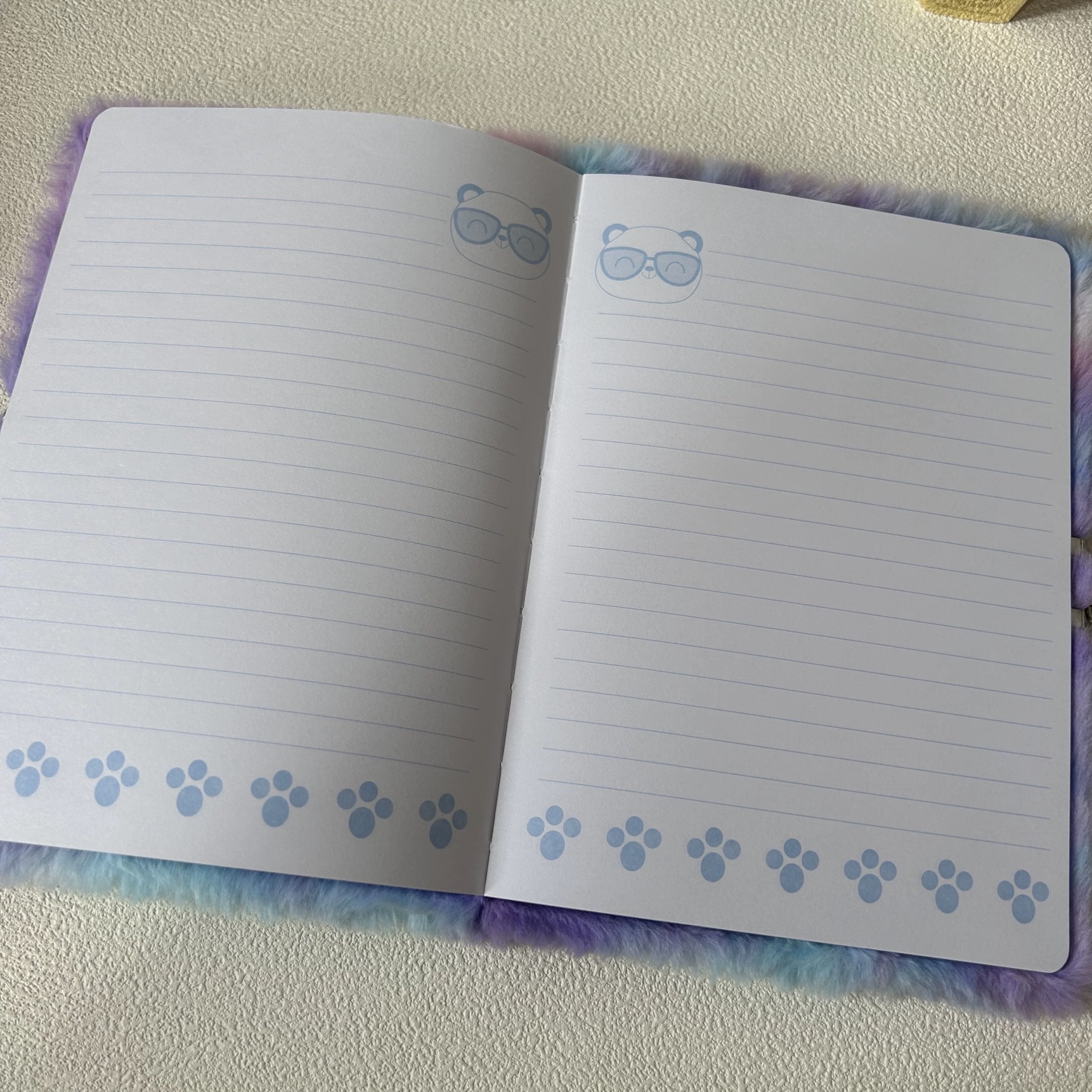 a5 Plush notebook, cartoonish cute lockable diary, handbook, student notebook, prize stationery Item Picture