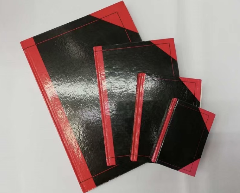 Customized hardcover notebook machine for 100 notebooks