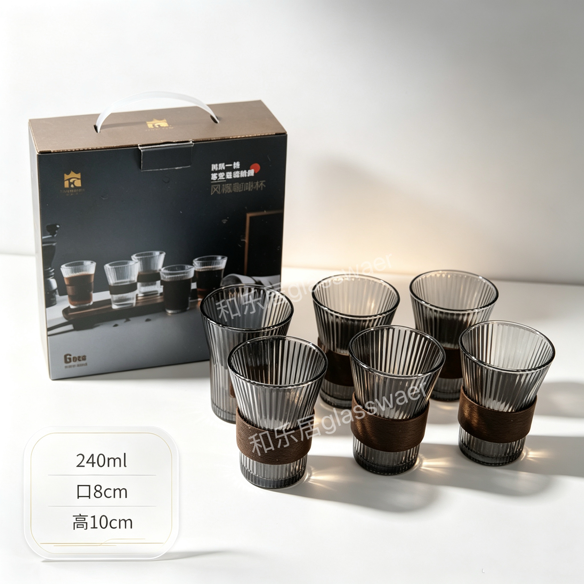 Series of stylish water ware sets, coffee glass water cups detail image 10