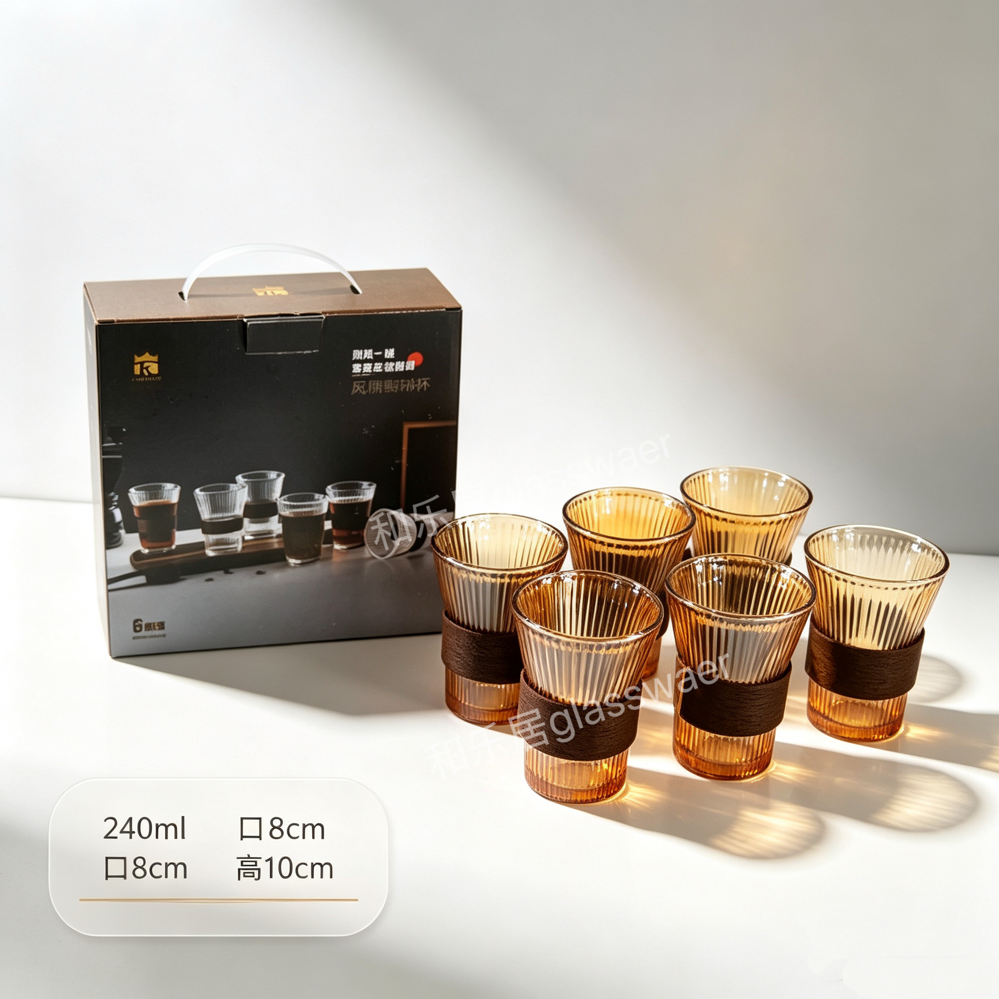 Series of stylish water ware sets, coffee glass water cups detail image 11