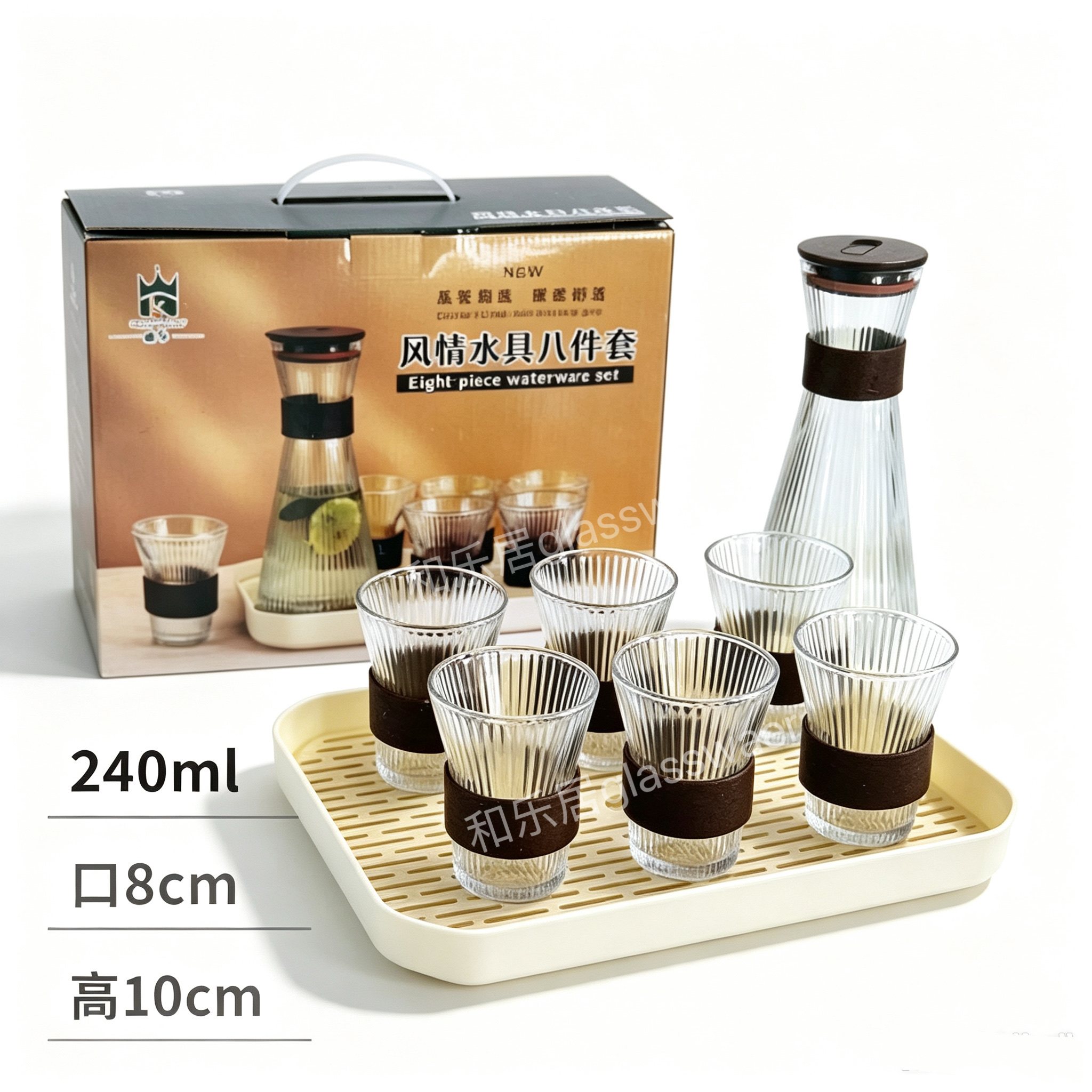 Series of stylish water ware sets, coffee glass water cups detail image 5