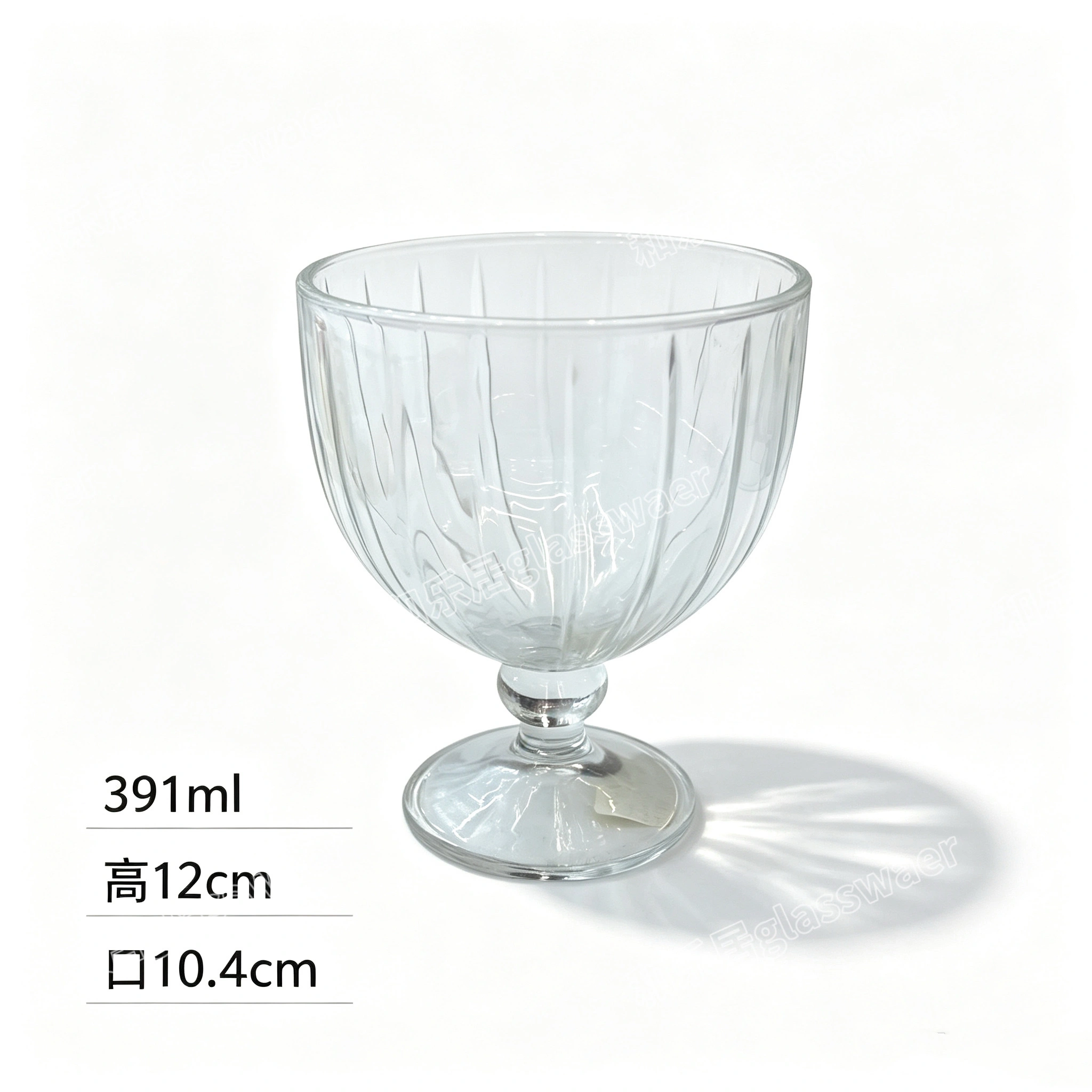 Glass ice cream highball cups in various specifications and styles detail image 4