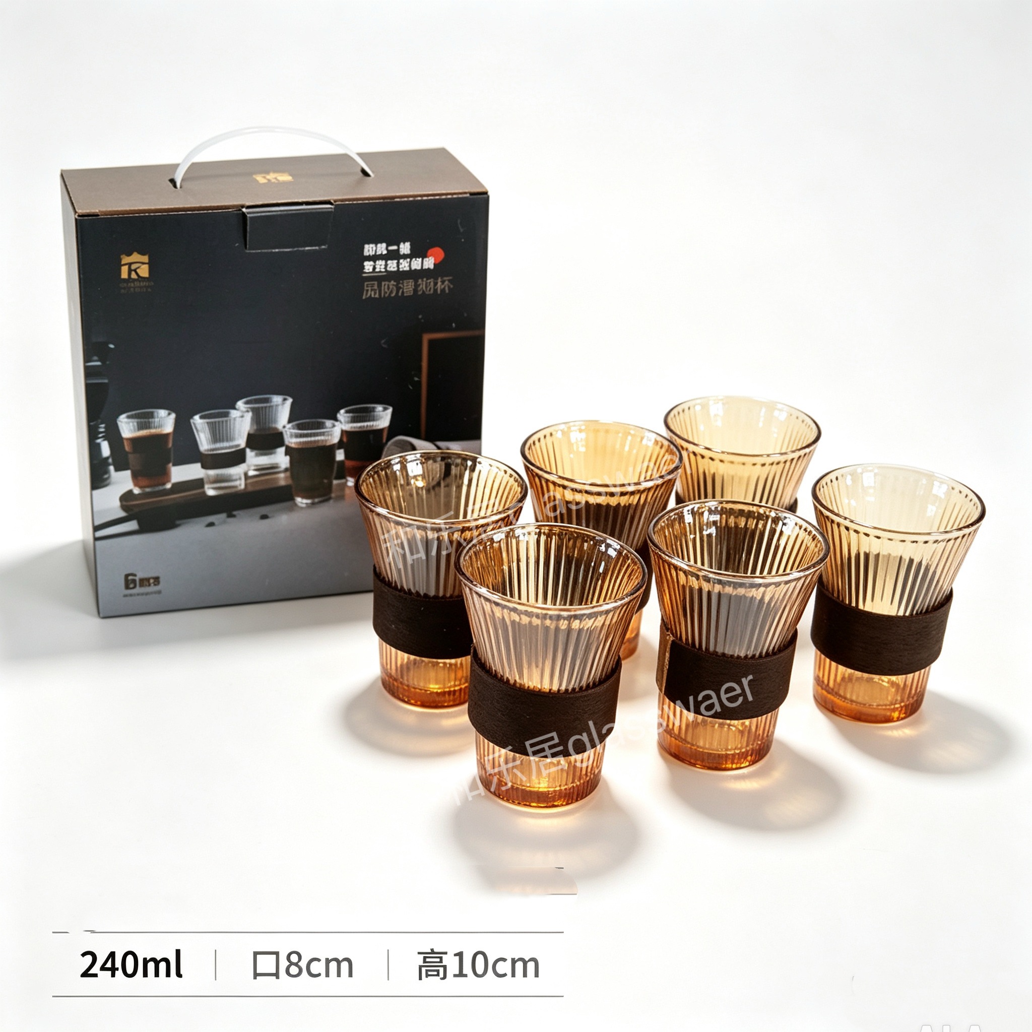 Series of stylish water ware sets, coffee glass water cups detail image 7