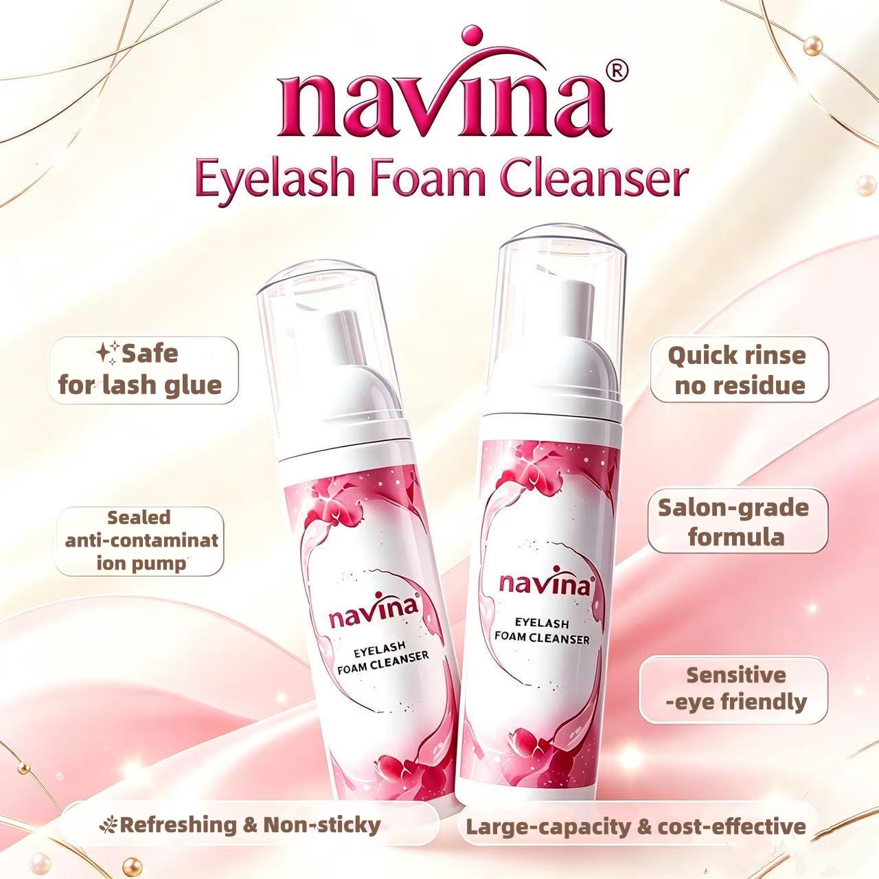 navina Yaviya Eyelash Implantation Special Cleaning Mousse spa Bubble Eyelash Makeup Remover Foam Eye Cleaning Mousse Eyelash Special Deep Cleaning Eye Mousse Eyelash Cleaning Mousse detail image 14