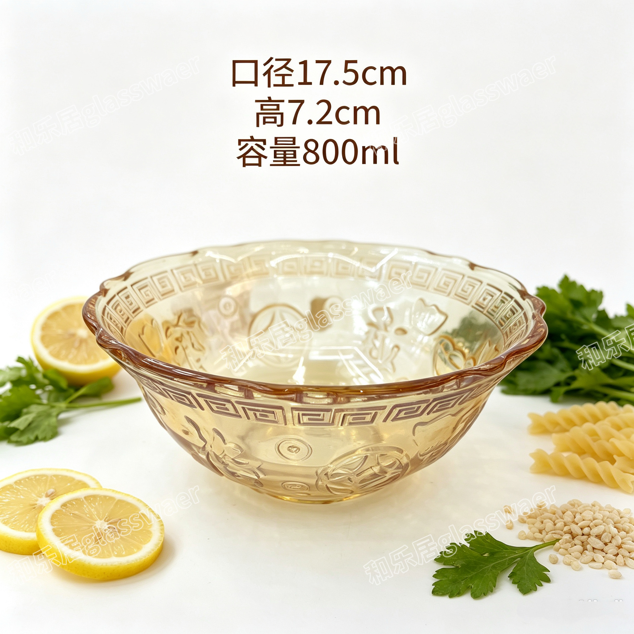 A glass bowl for attracting wealth details Picture