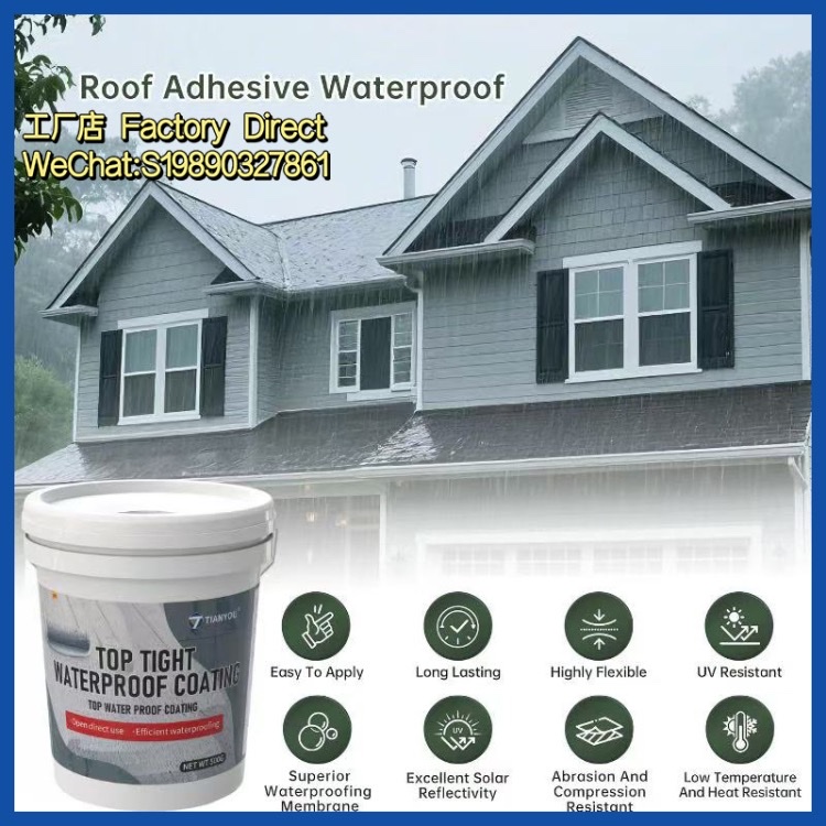 Adhesivo impermeable transparente para ventanas exteriores revestimiento impermeable adhesivo impermeable para reparación de grietas adhesivo impermeable especial para exteriores detail image 7