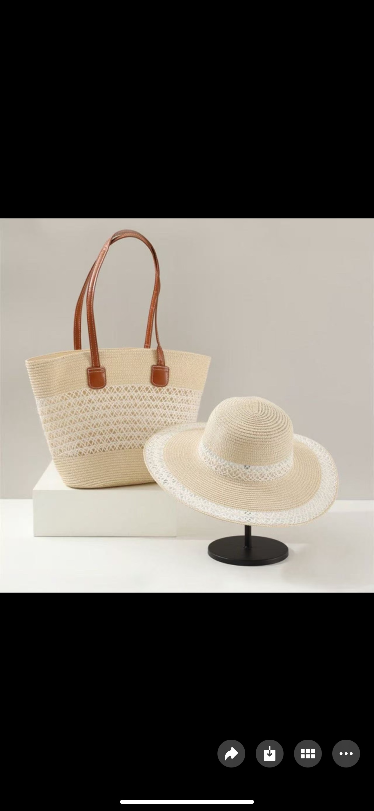 Wholesale of new fashionable and versatile shoulder bags, hand-woven straw bags, vacation and beach bags, large-capacity tote bags, and eco-friendly woven bags detail image 3