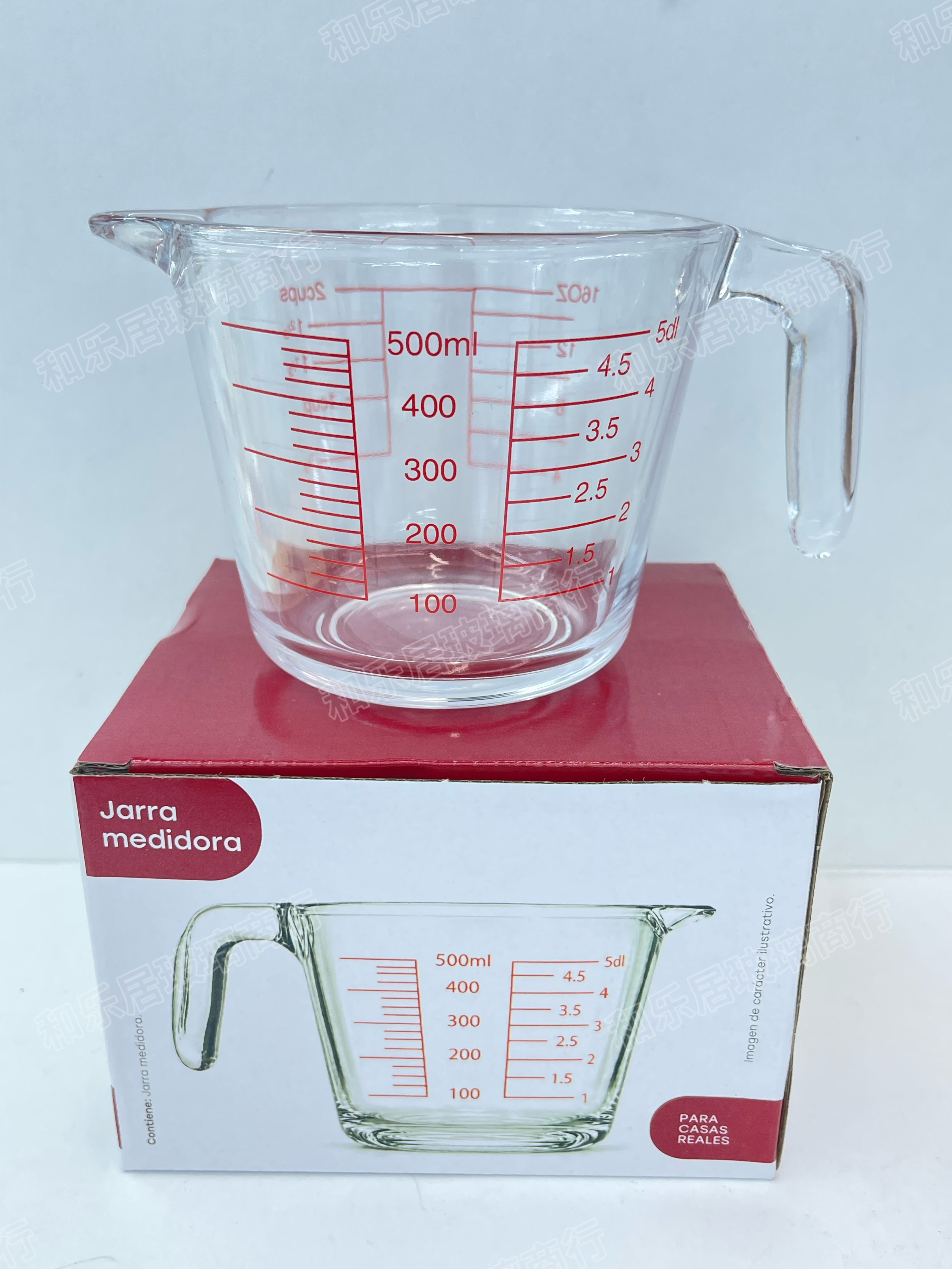 Multi-specification glass measuring cup 1000ml detail image 4