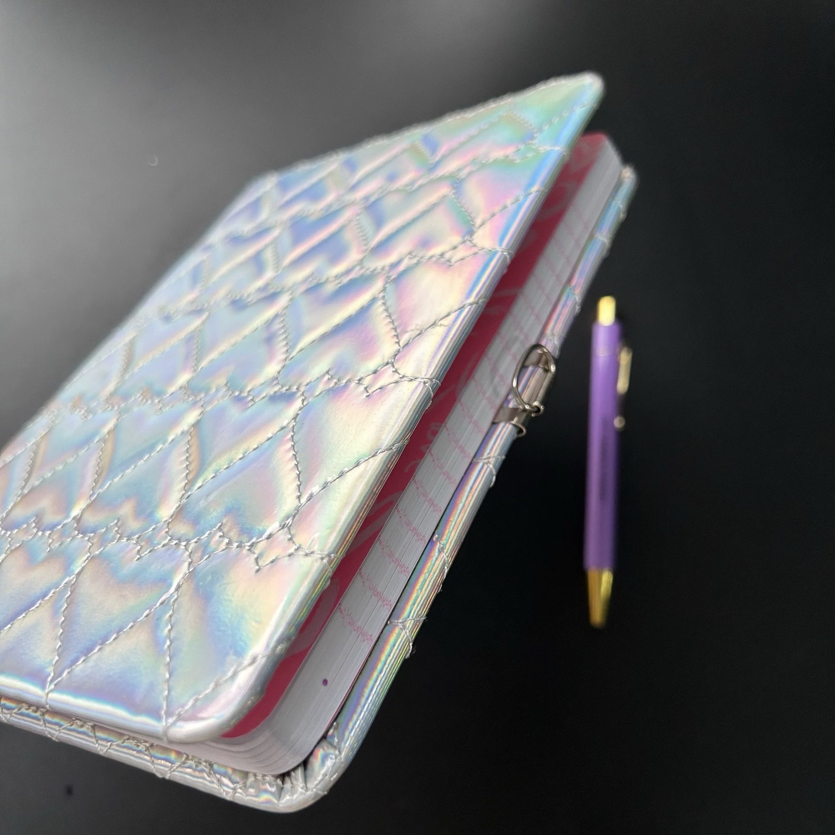 Cuaderno a5 crumble cuaderno a todo color cuaderno radium cuaderno de alto nivel de apariencia cuaderno con llave de combinación pic 3