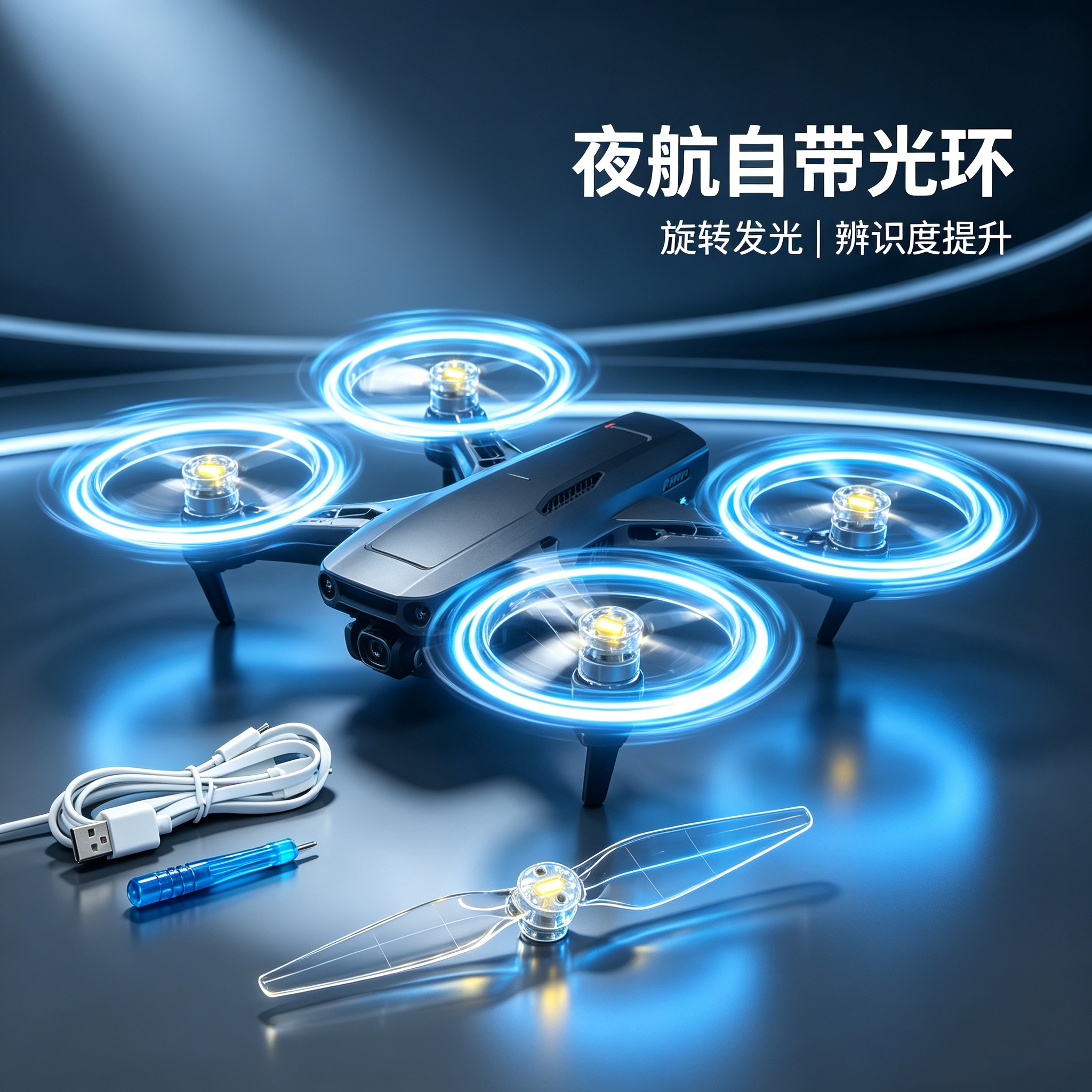 Professional civil unmanned aerial vehicle (UAV) accessories set, multi-functional frame, UAV parts maintenance accessories, compatible with multiple models Item Picture