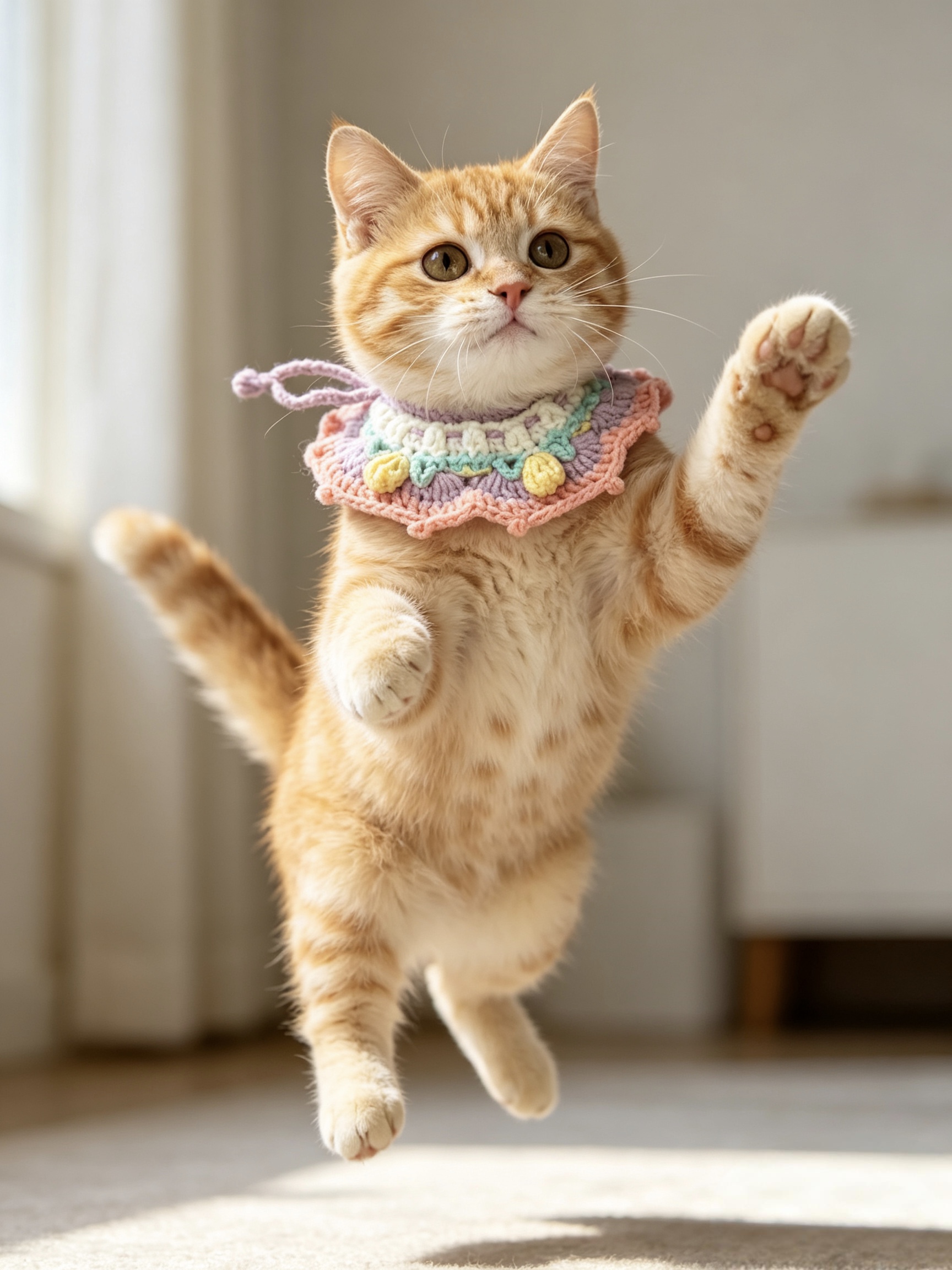 Macaron arco iris shell pet ganchos collar tender bump color gato perro foto cuello cuello cuello cuello ajustable collar de lana Specification image