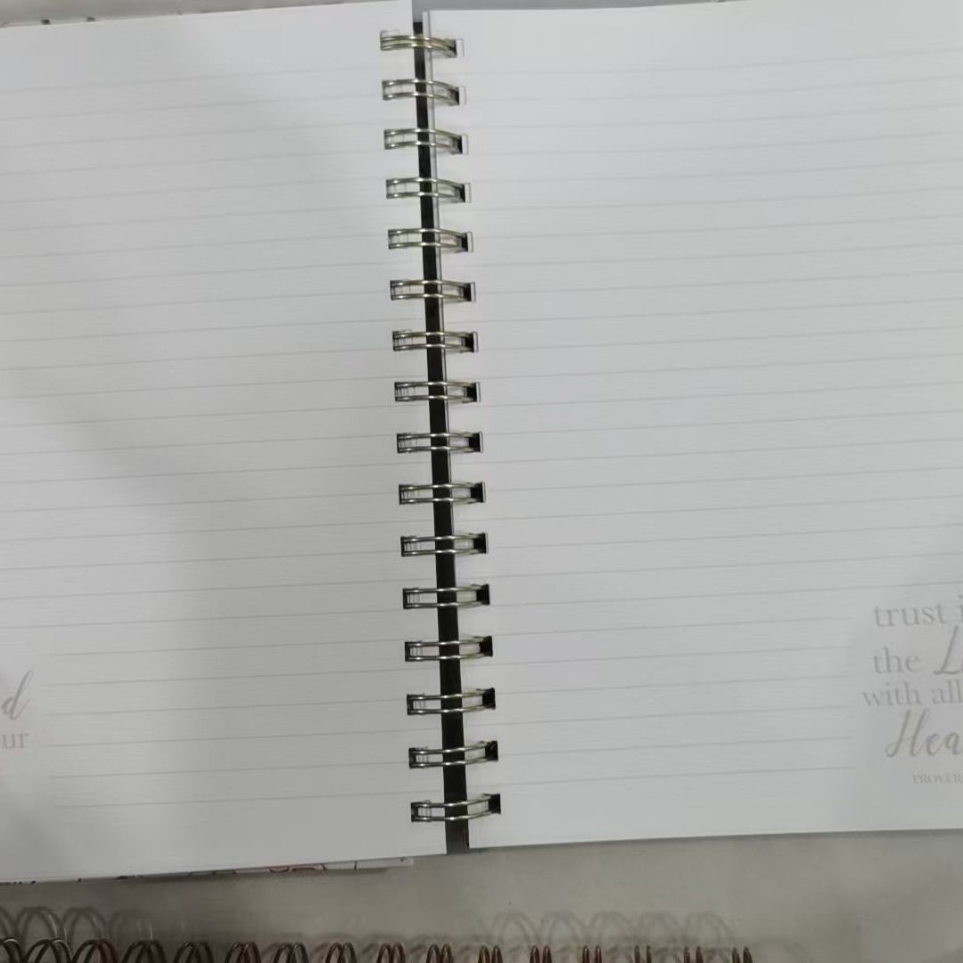 Export to Mexico coil book, flower coil book customization, horizontal line coil book customization, handbook customization, flower customization Application Scenario