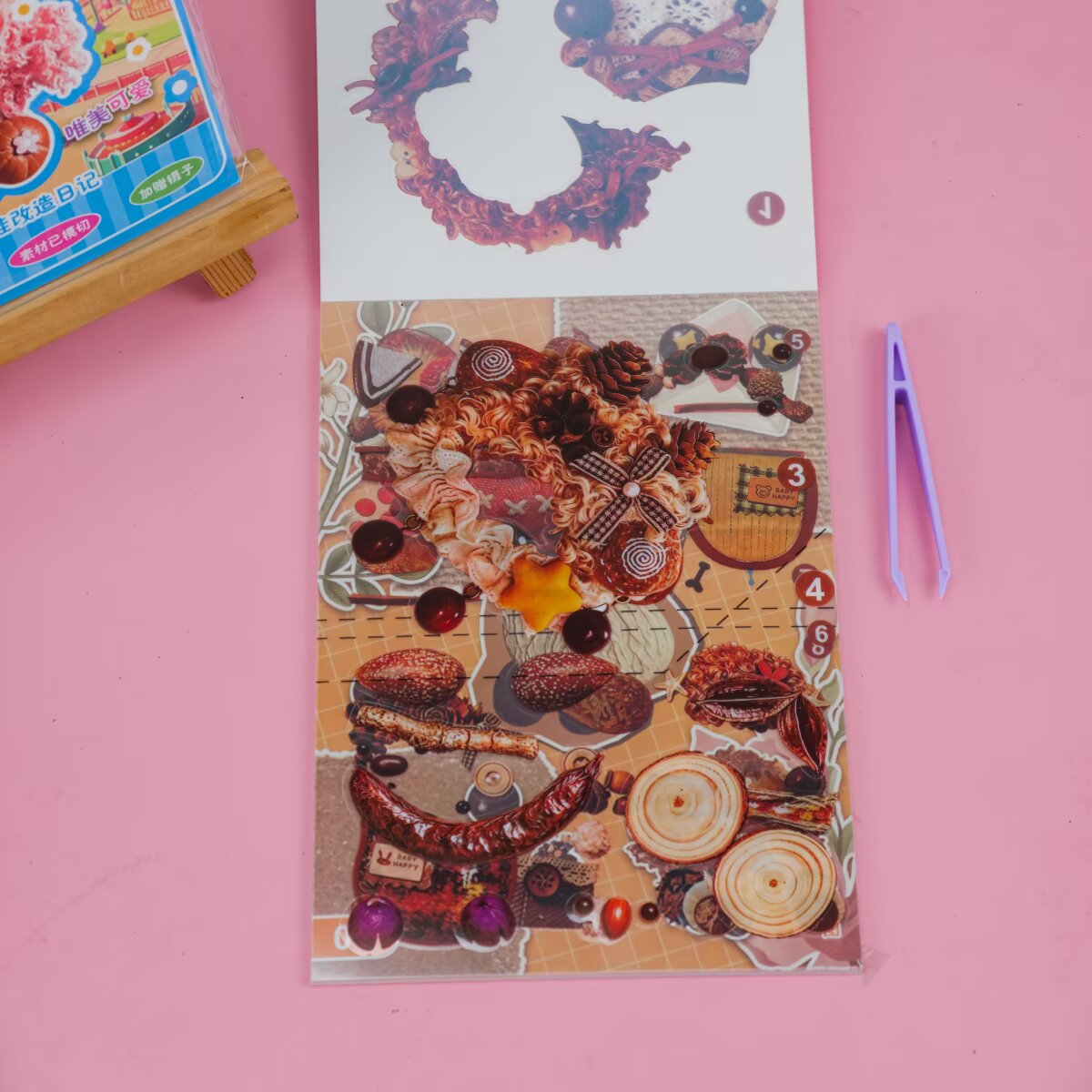 SS323 has undergone a major modification of the pod doll sticker book Application Scenario