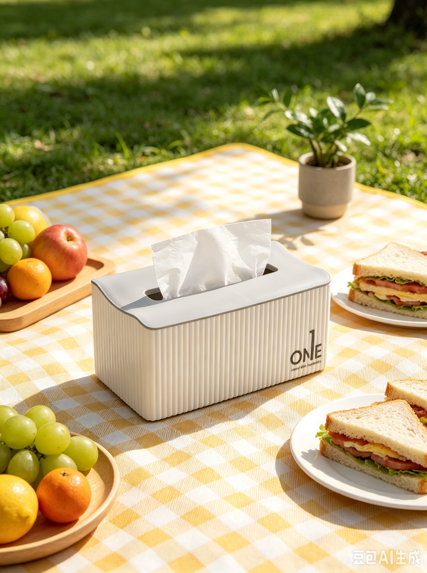X10-2174 grayish-white tissue box, large Nordic ins high-end tissue box, coffee table desktop tissue box, creative home light luxury style tissue details Picture
