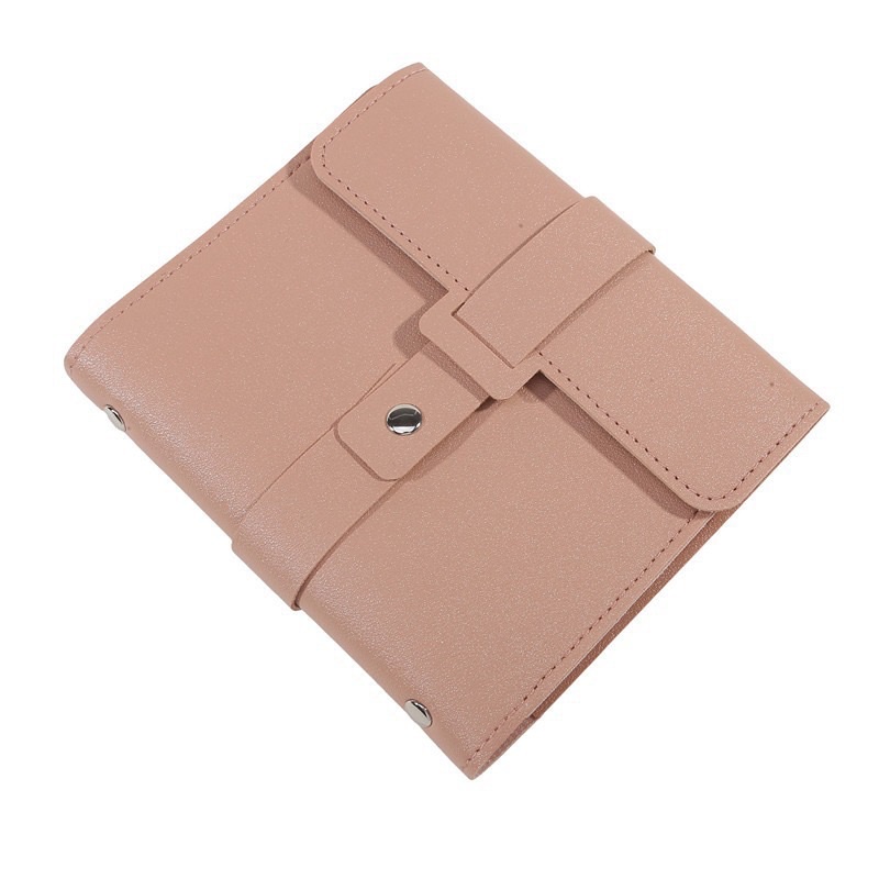 Korean InS-style portable leather earring storage book, multi-layer loose-leaf earring box, anti-oxidation travel jewelry bag Application Scenario