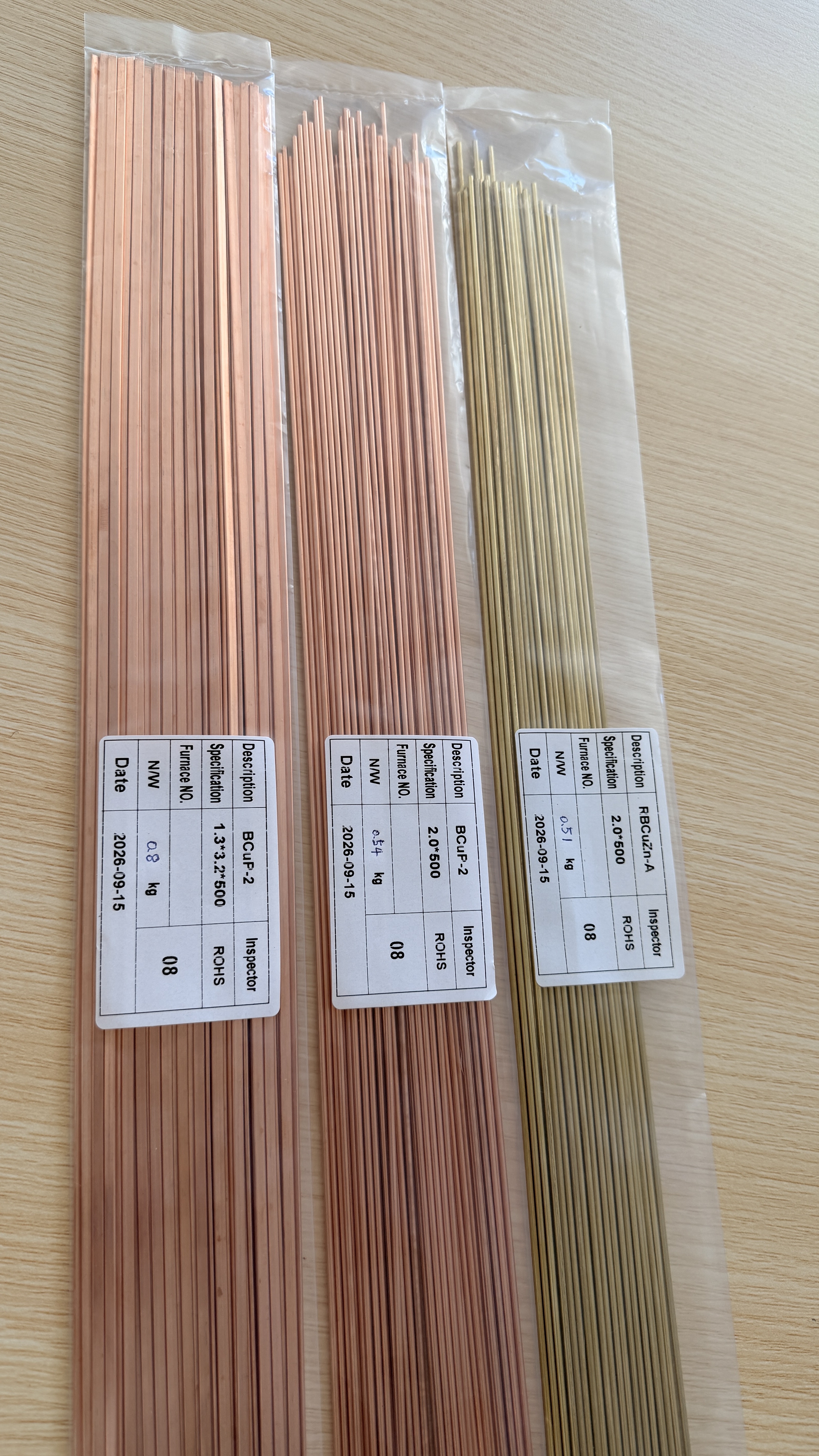 Copper, phosphor bronze solder! Customized brazing materials, copper welding rods, copper welding wires, copper welding rings