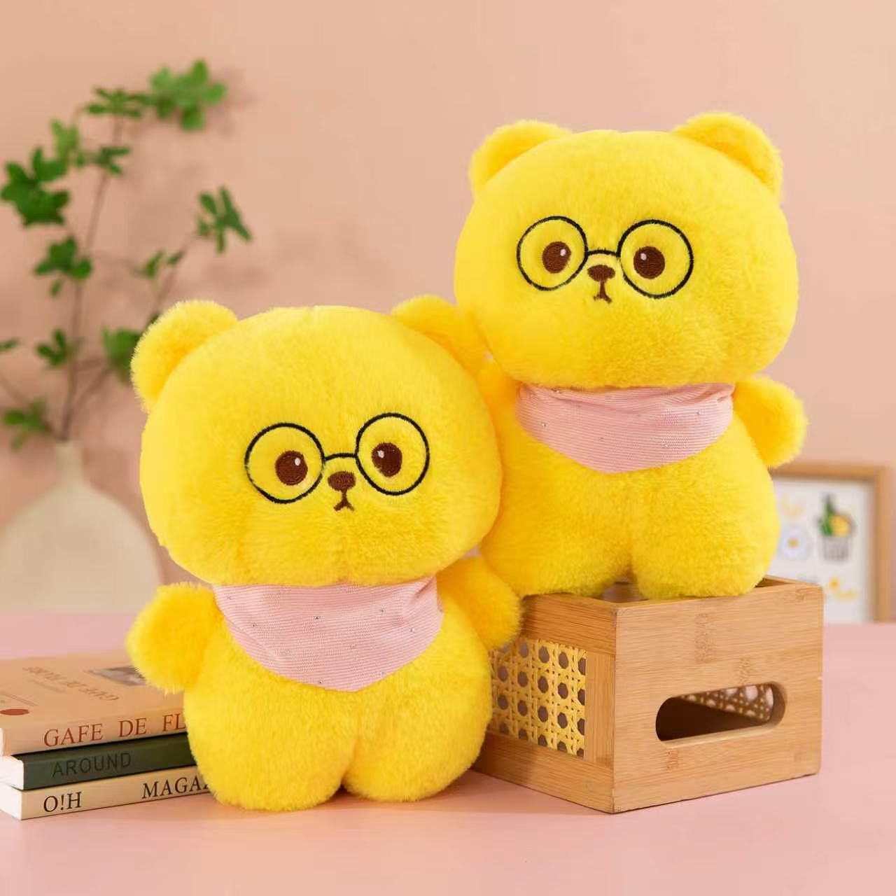 Muñeca rosa de peluche muñeca de peluche juguete lindo cojín regalo para niños details Picture