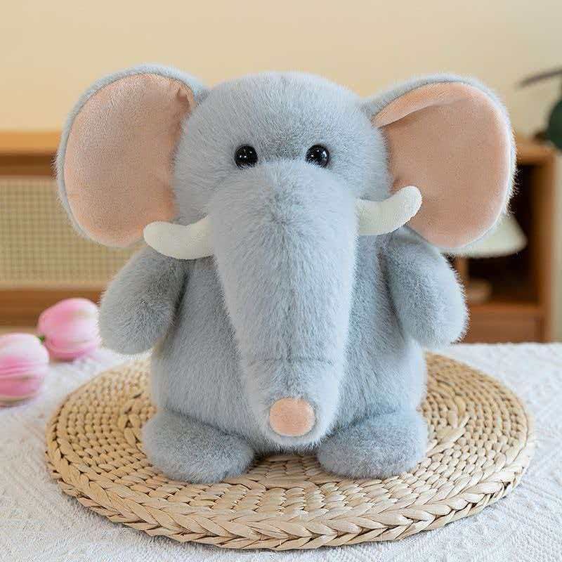 Mink series cute little animal plush toys, soft and adorable dolls