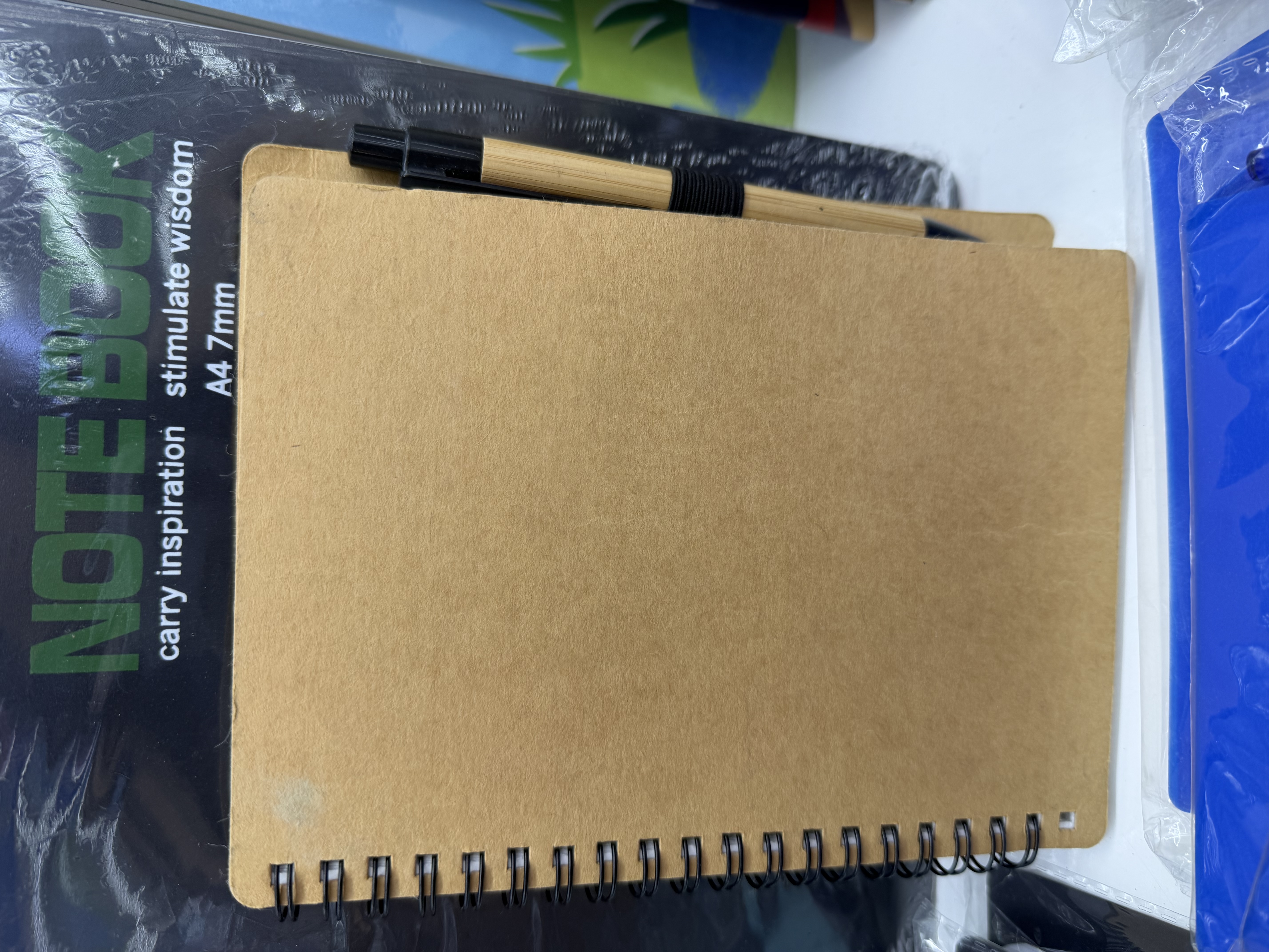 Wholesale and customization of kraft paper coil notebooks with pen coils, loose-leaf notebooks, and enterprise office notebooks Wholesale and customization of kraft paper coil notebooks with pen coils, loose-leaf notebooks, and enterprise office notebooks