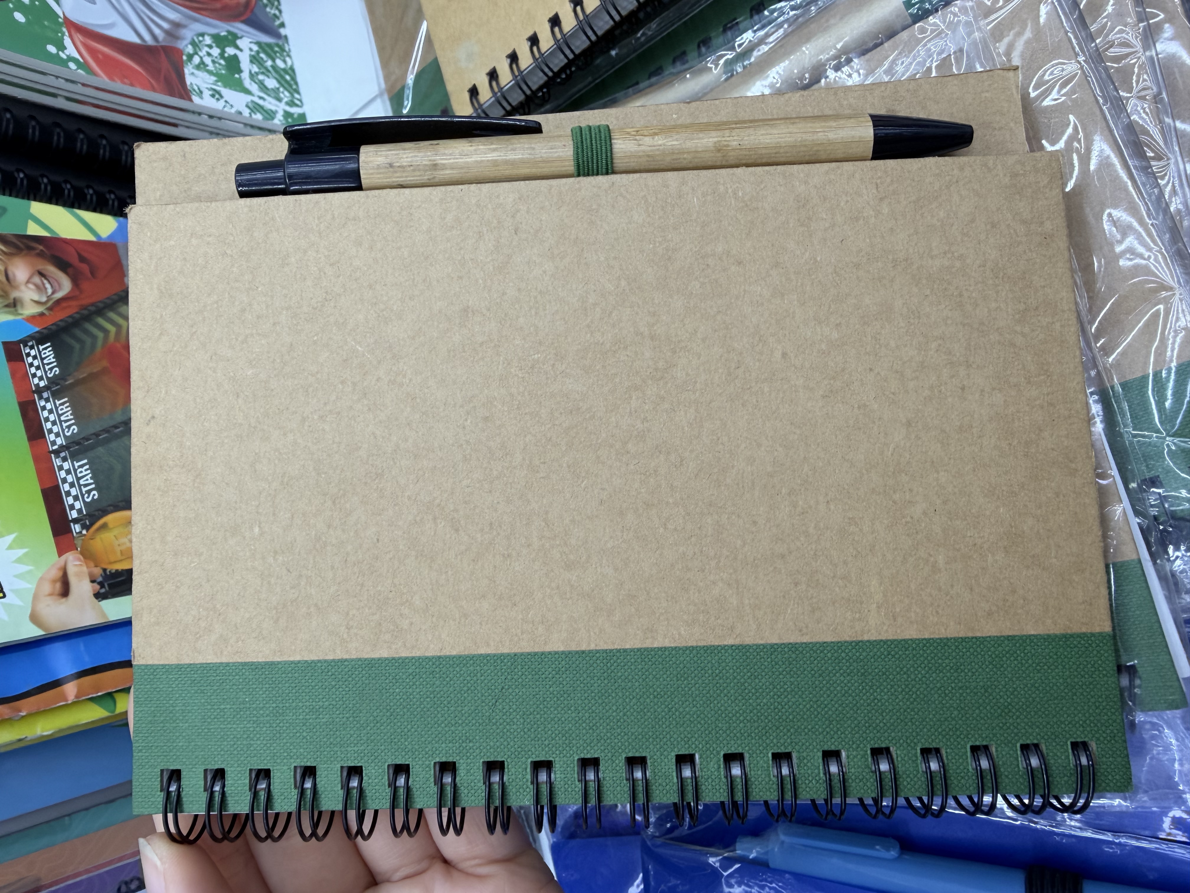 In-stock pen set, notebook, kraft paper notebook, coil notebook set with pen In-stock pen set, notebook, kraft paper notebook, coil notebook set with pen