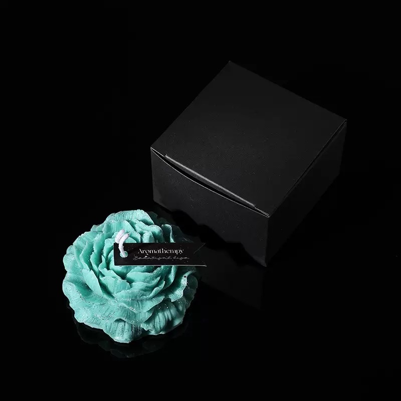 Low-temperature candle, gilded peony flower couple handcrafted shaped candle, aromatherapy, natural, safe and easy to clean, soy wax Item Picture