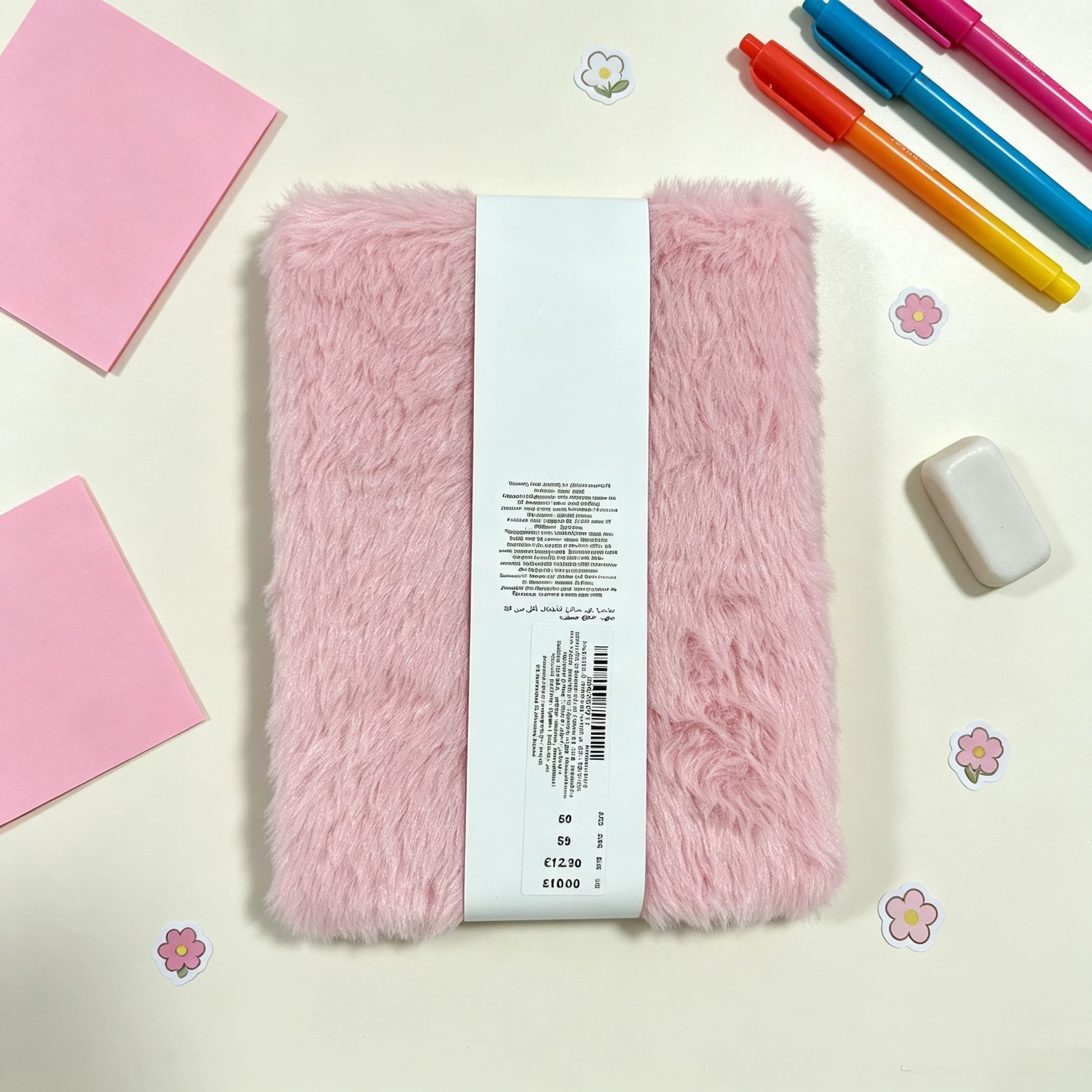 Alto nivel de apariencia rosa a5 peluche páginas de color libro de líneas horizontales dachshund cuaderno de perro libro de premios estudiantil libro de leopardo rosa detail image 3