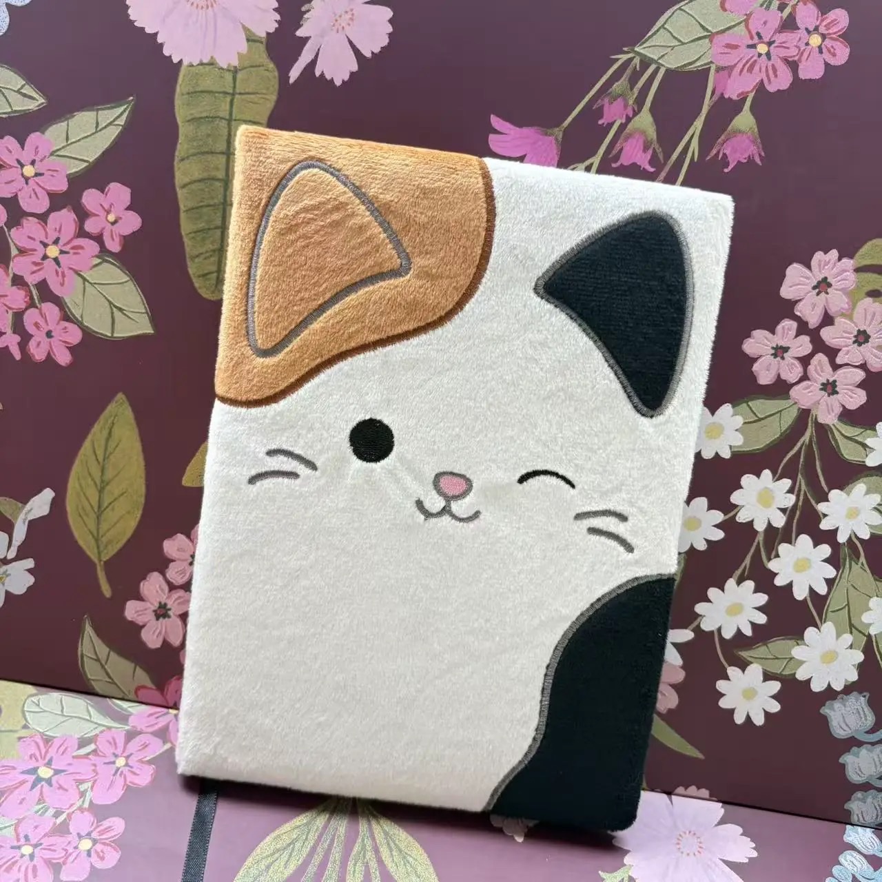 Comercio exterior de alta carga de lana corta libro de registro de páginas a todo color organizador alto peso gramo cuaderno fat cat