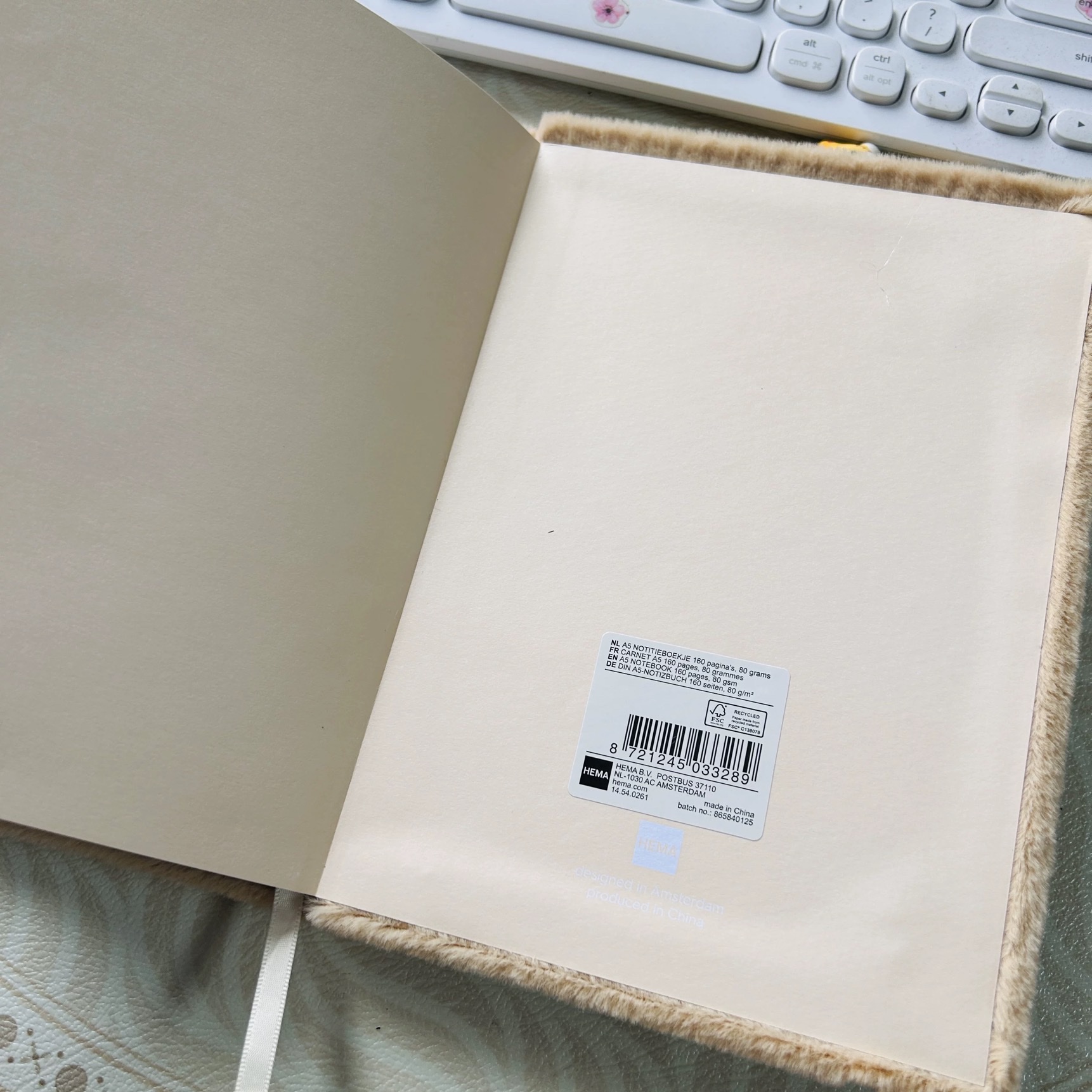 دفتر مفكرتون صغير مزود بقفل صغير، دفتر مفكّر صغير، دفتر مفكّر جميل، كتاب أزرق، O detail image 3